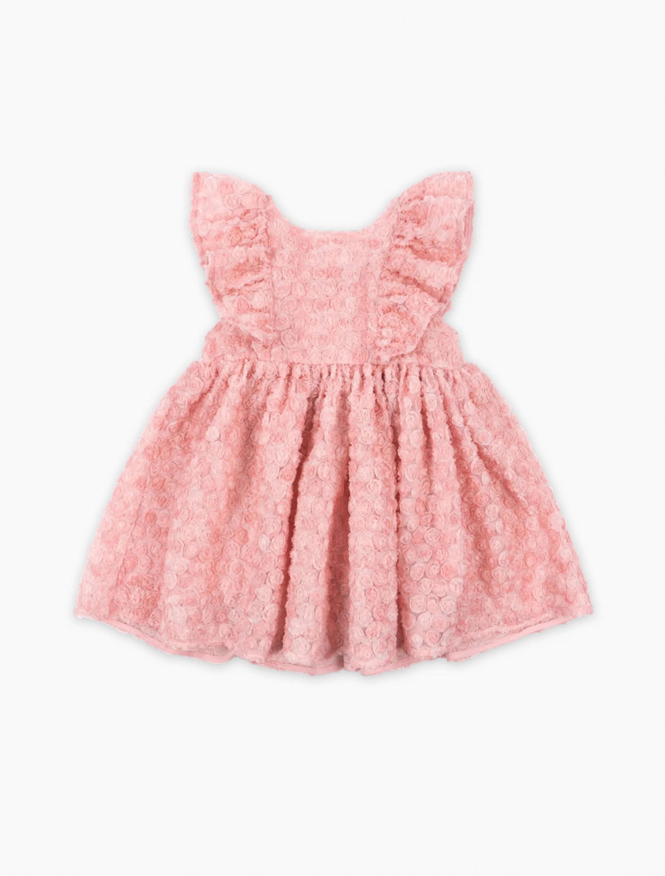 Ally Flower Dress in Veiled Rose