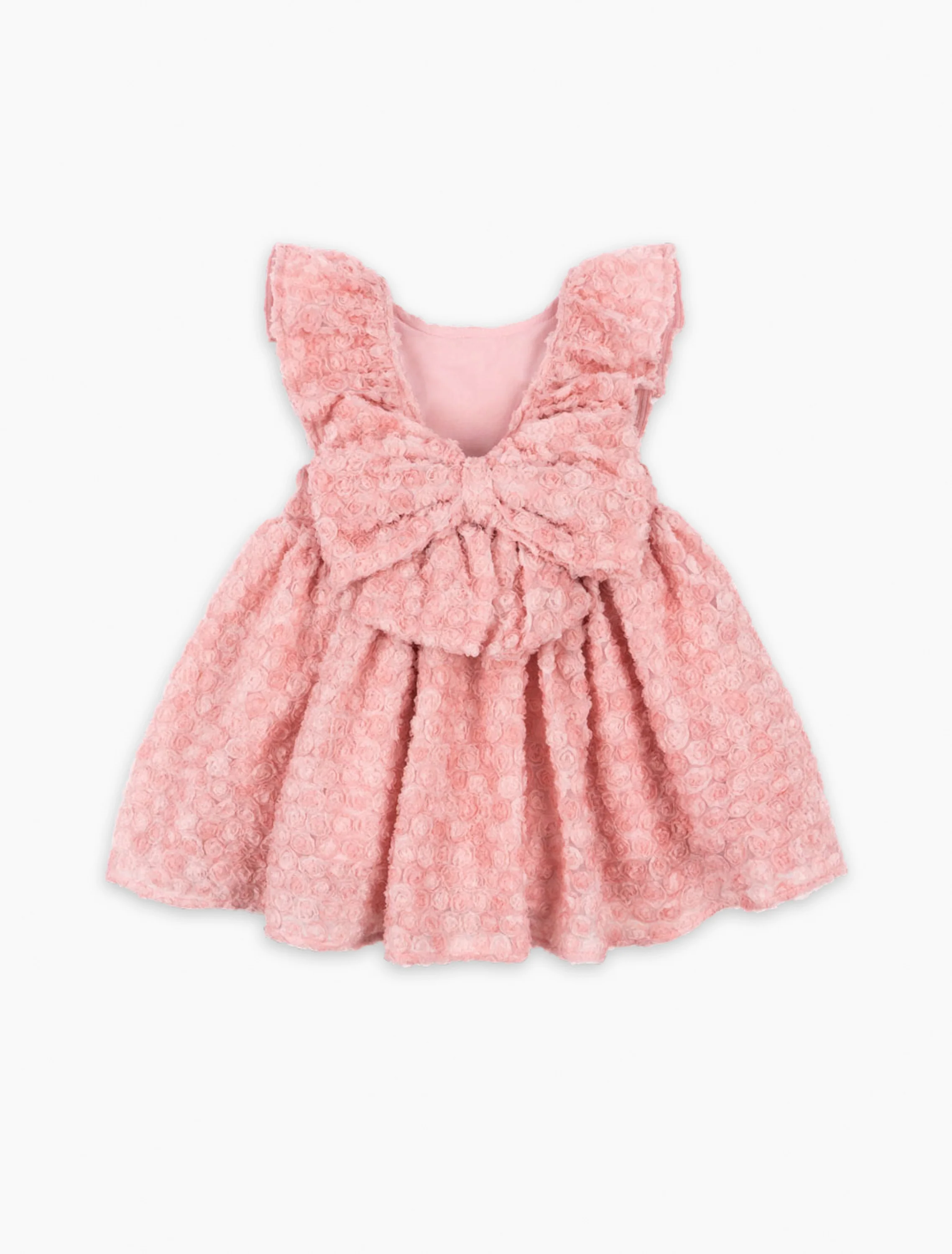 Ally Flower Dress in Veiled Rose - Image 2