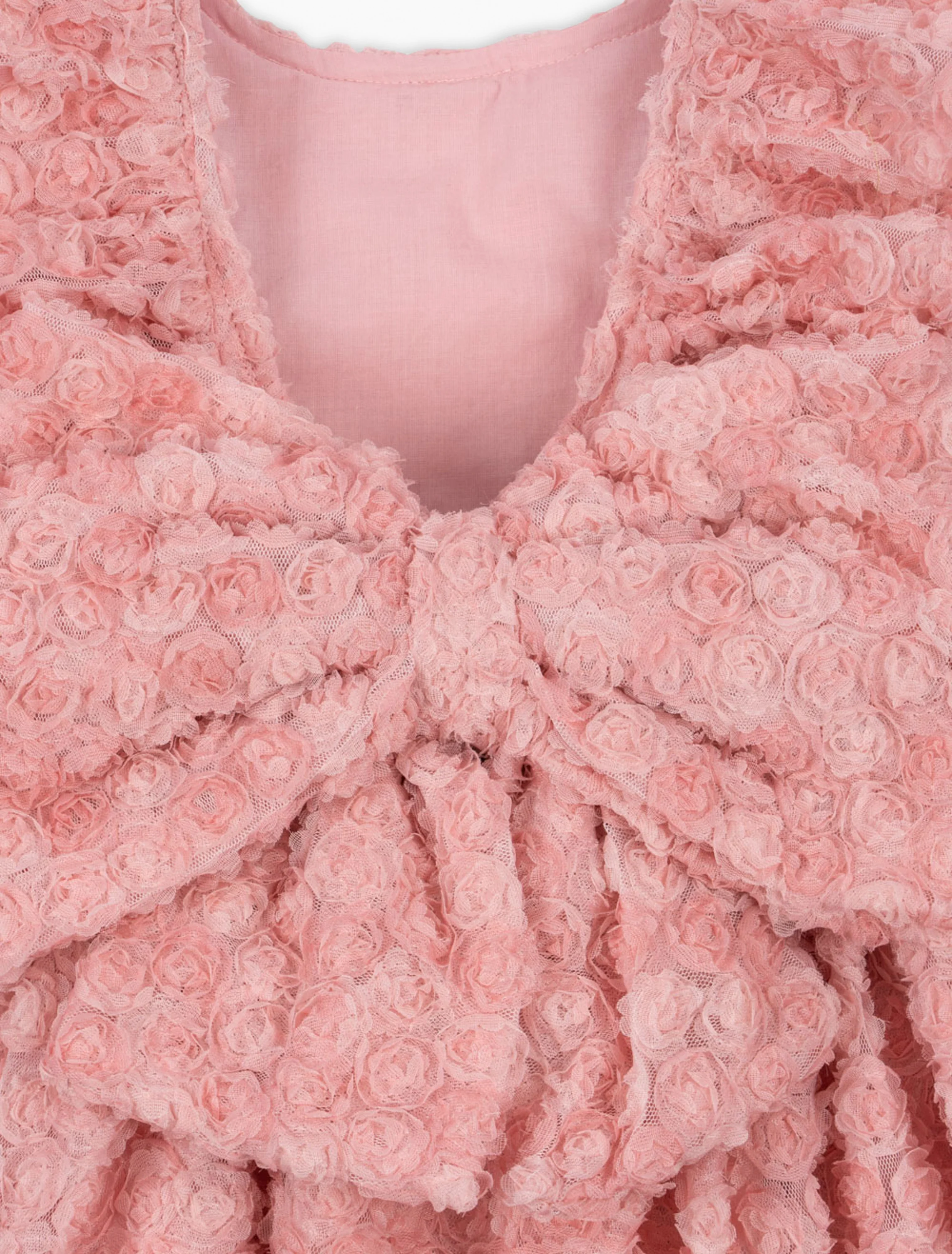 Ally Flower Dress in Veiled Rose - Image 4
