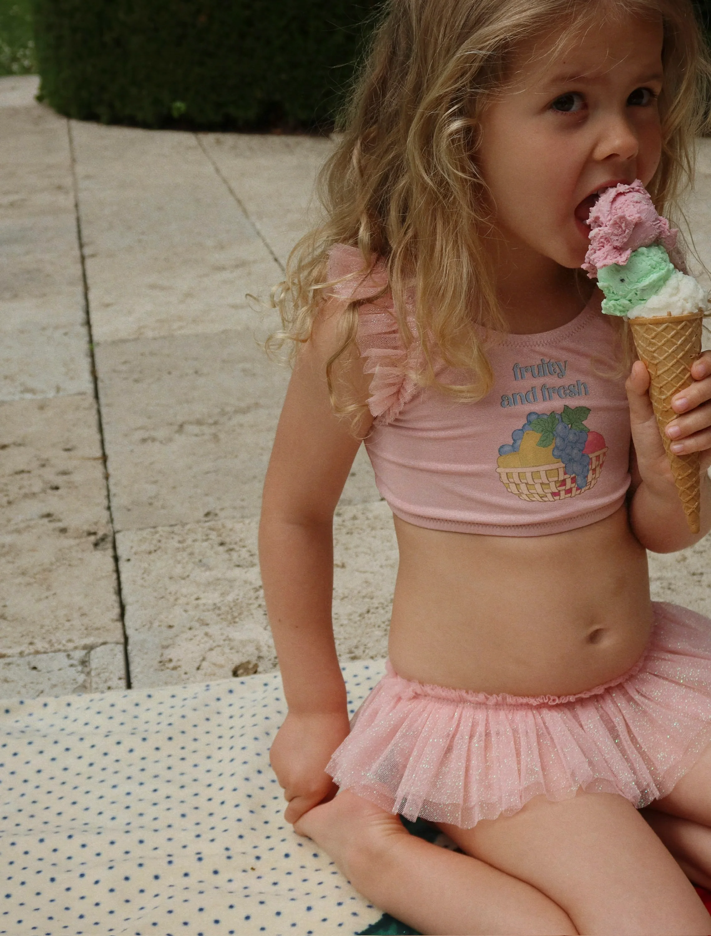 Amandine Bikini in Powder Pink - Image 7