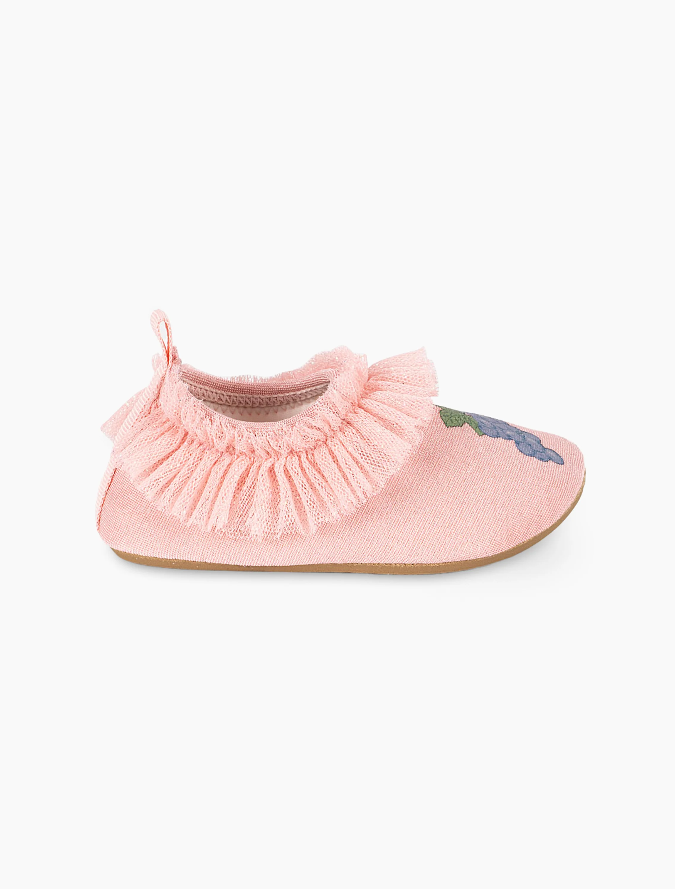 Amandine Frill Swim Shoes in Powder Pink - Image 4