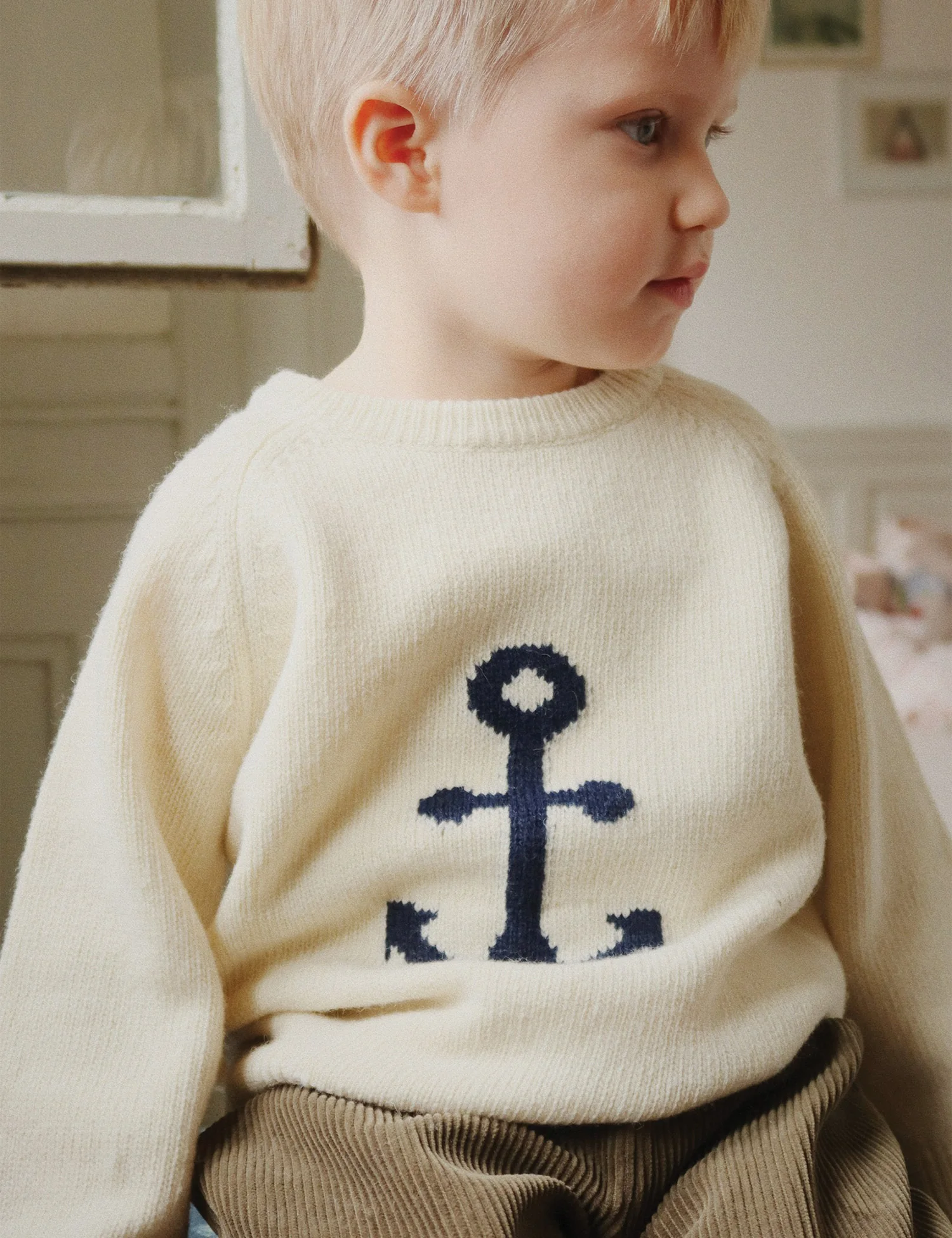 Anchor Knit Sweater in Sailor - Image 2