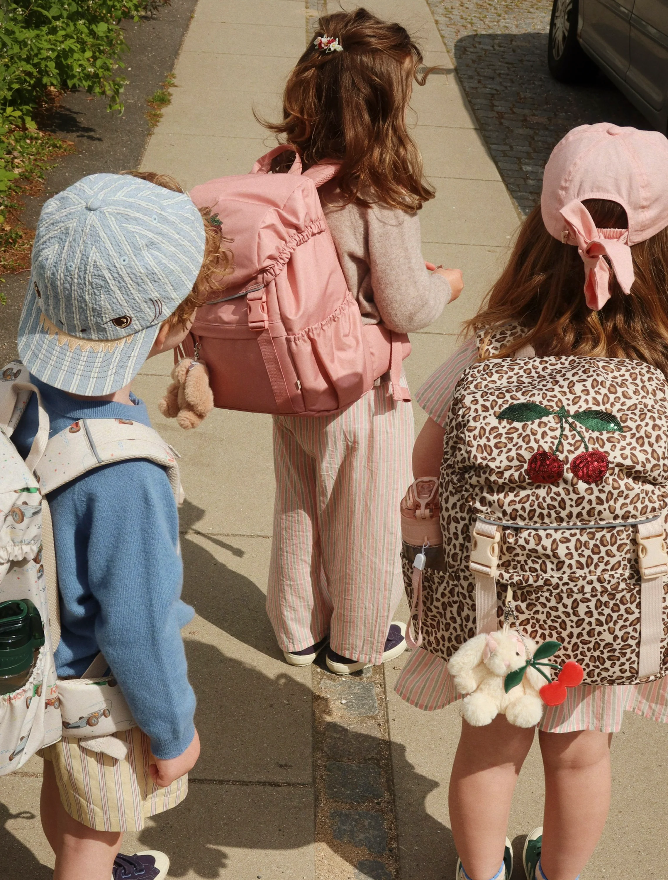 Animal Bag Charm in White Bunny - Image 3