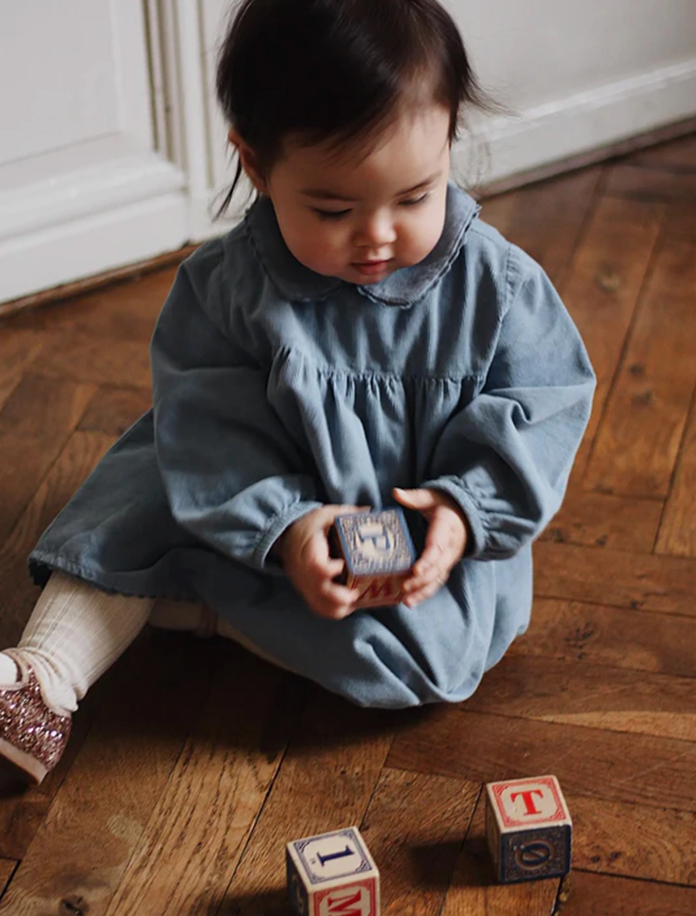 Antoinette Baby Dress in Space - Image 2