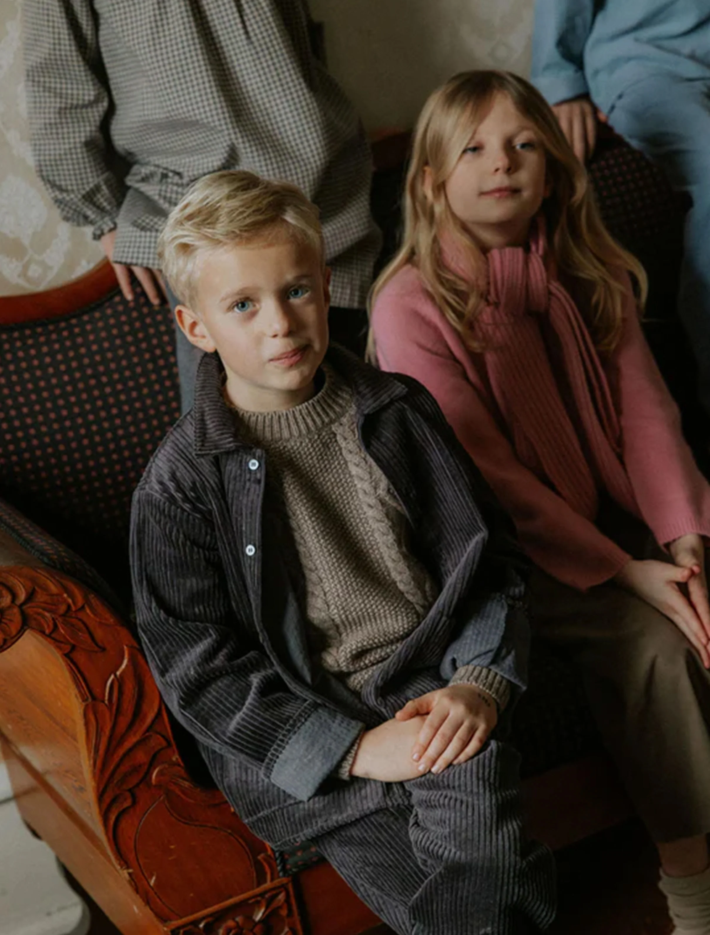 Aran Sweater in Millet - Image 3