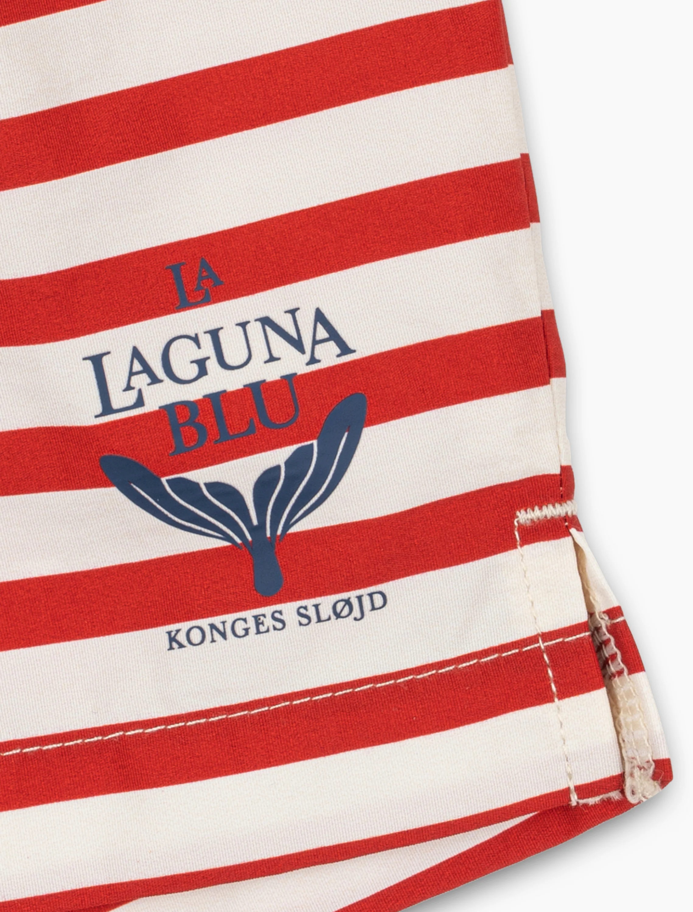 Asnou Swim Shorts in Stripe Rouge - Image 4