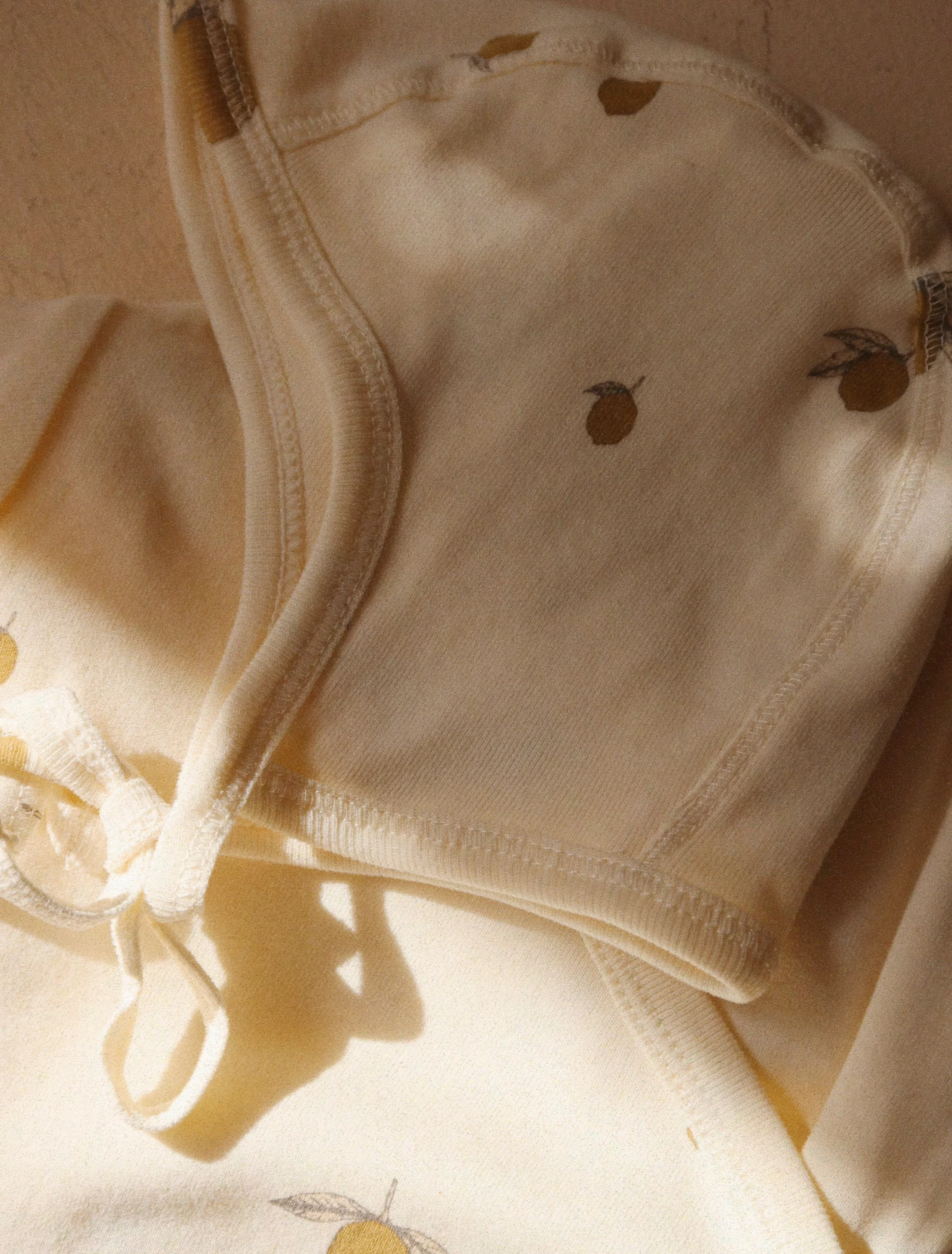 Baby Bonnet in Lemon - Image 2