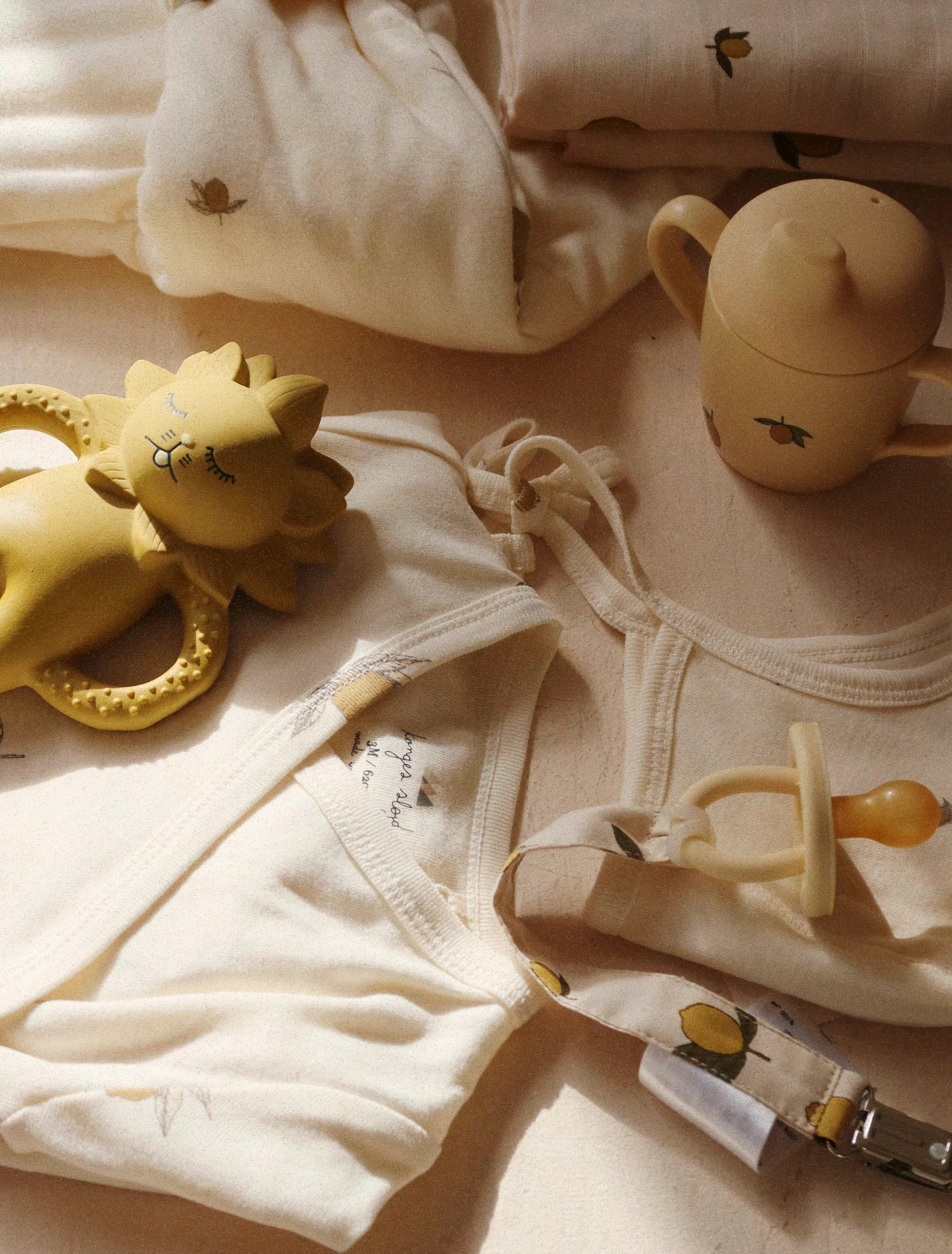Baby Bonnet in Lemon - Image 3