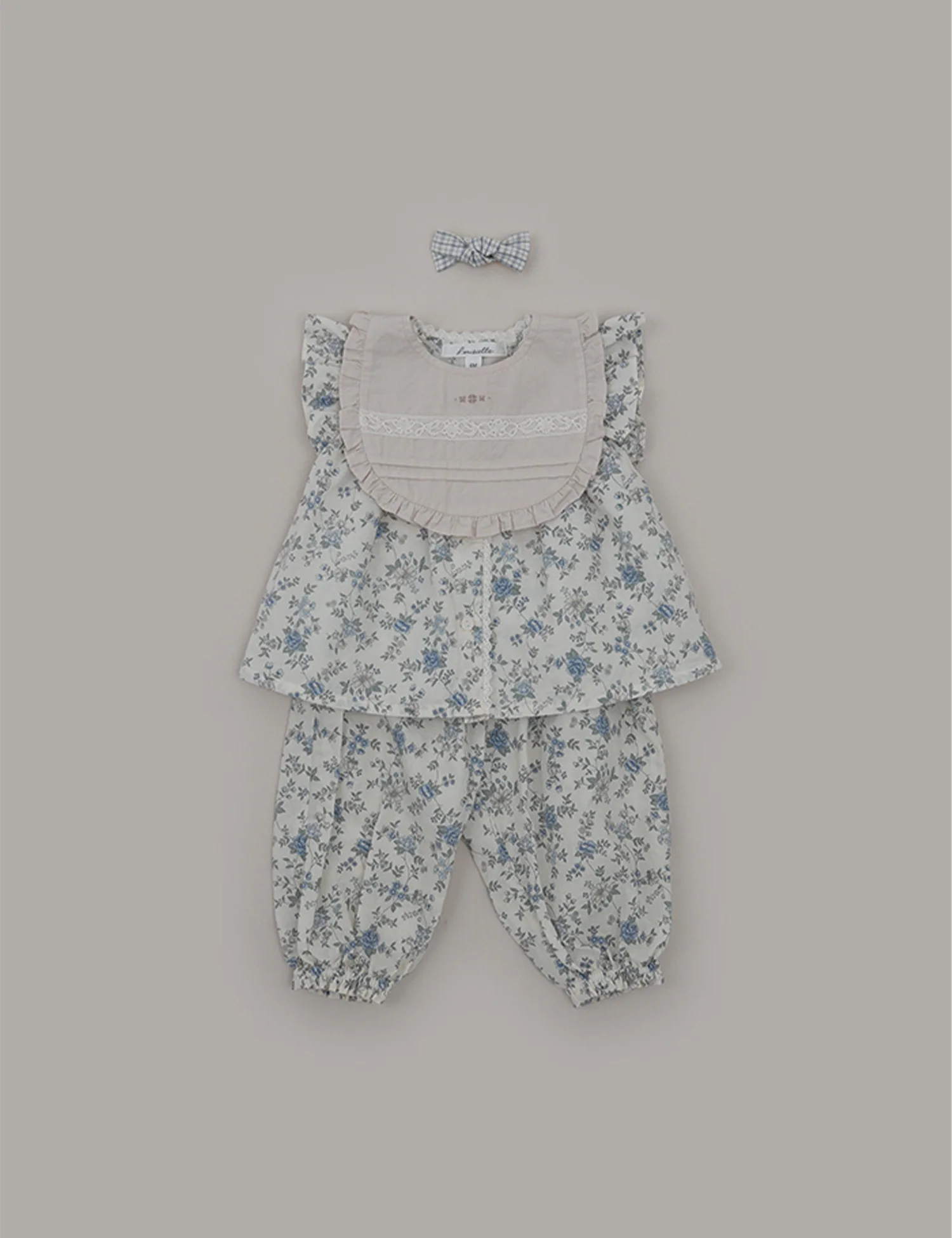 Baby Helisei Blouse in Vintage Blue - Image 2