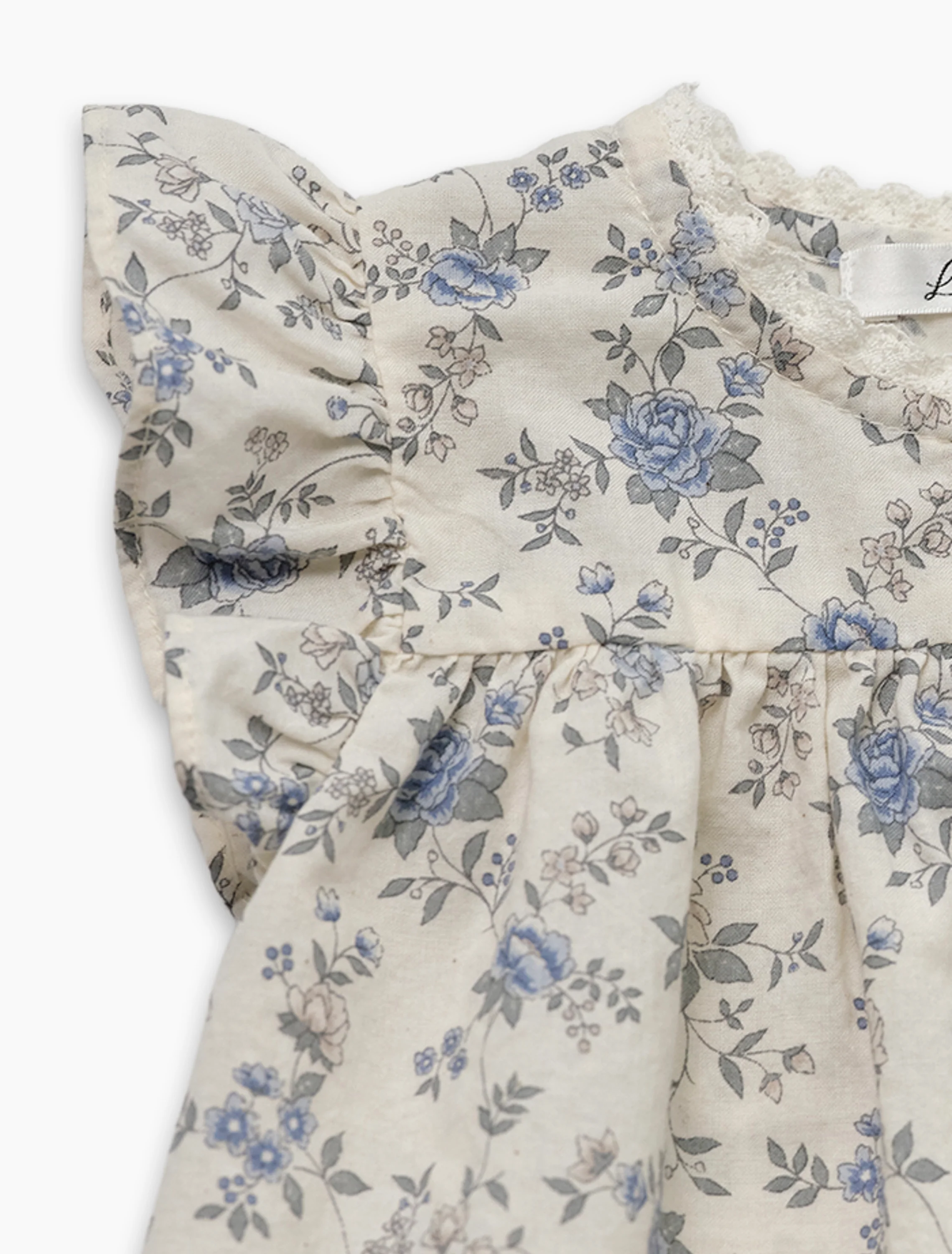 Baby Helisei Blouse in Vintage Blue - Image 4