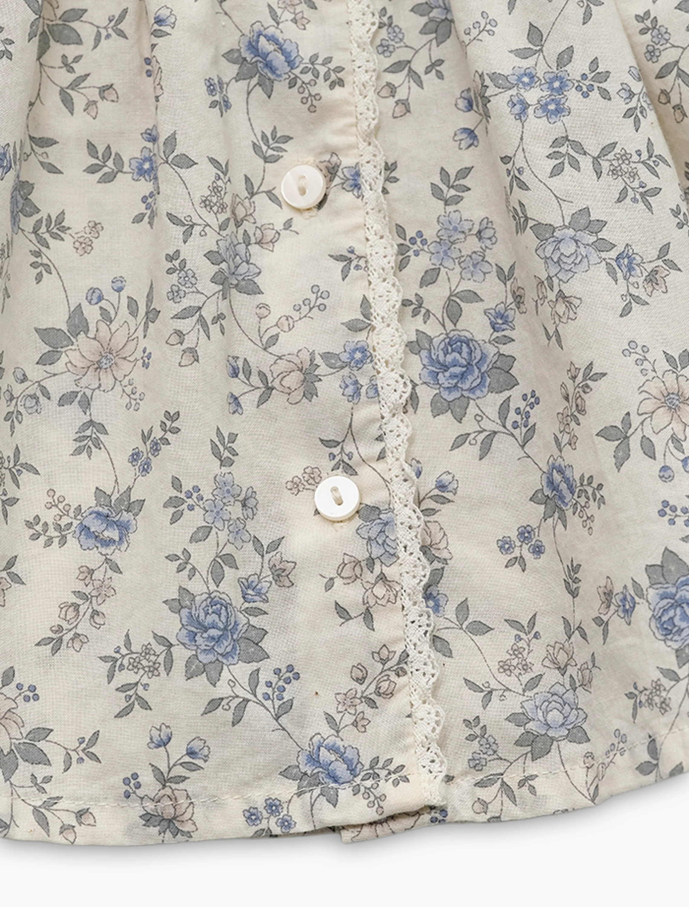 Baby Helisei Blouse in Vintage Blue - Image 5