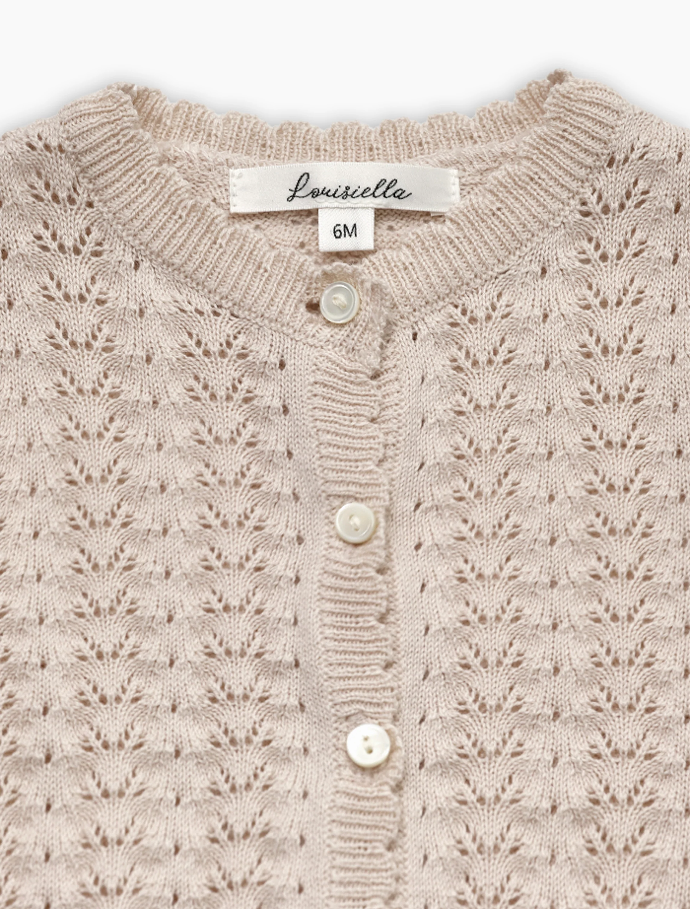Baby Lavera Knit Cardigan in Pink - Image 4