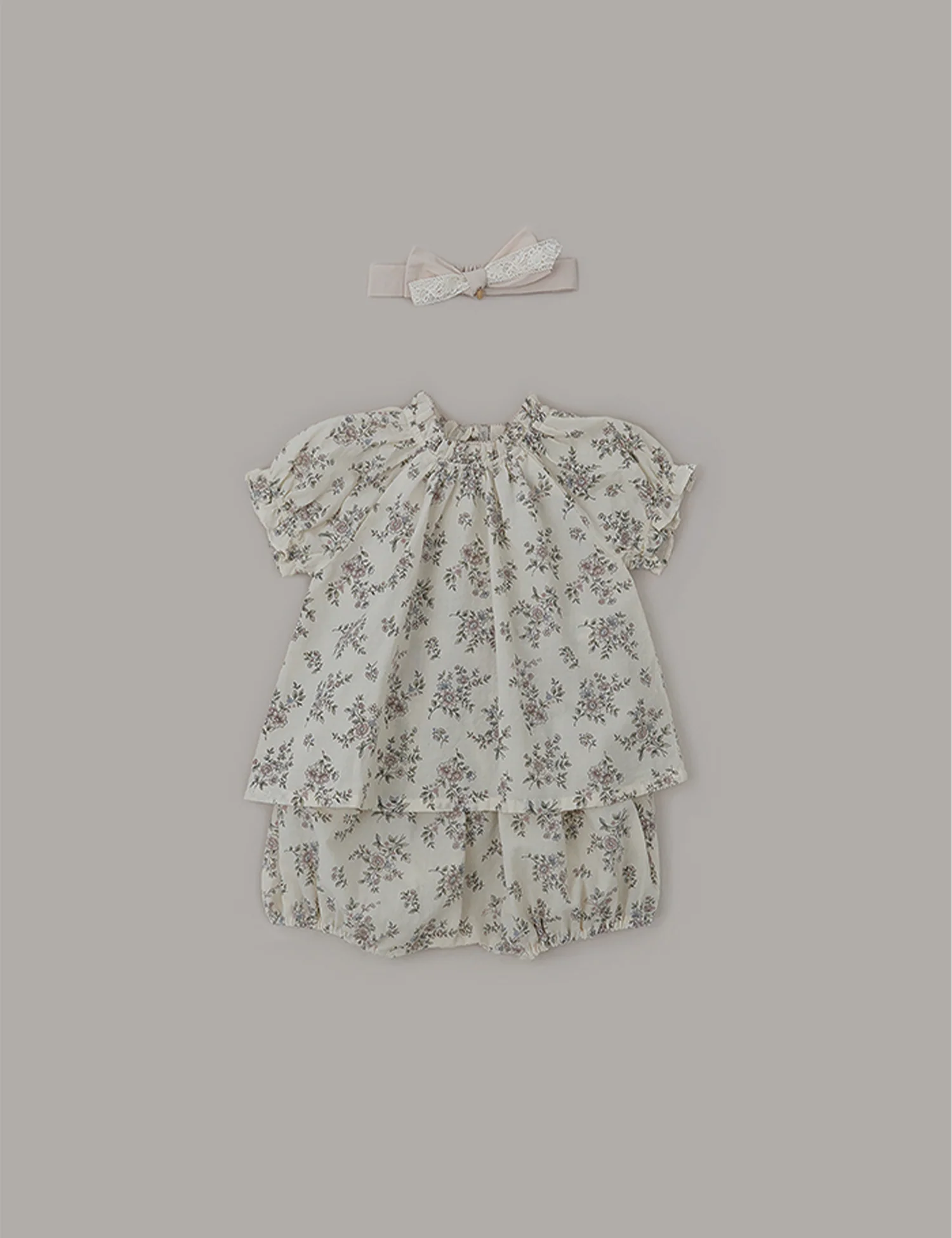 Baby Nerina Blouse in Vintage Pink - Image 2