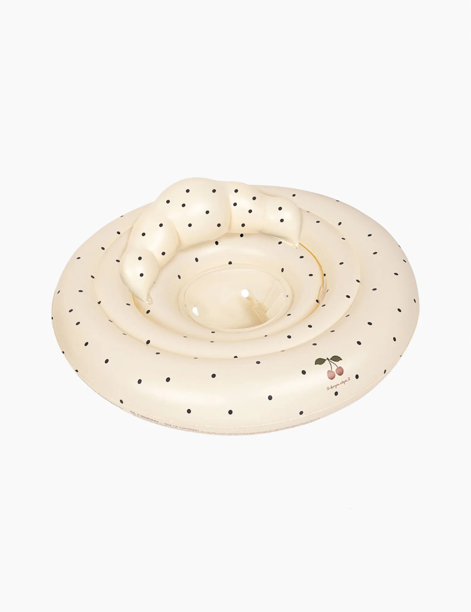 Baby Water Ring in Navy Dot