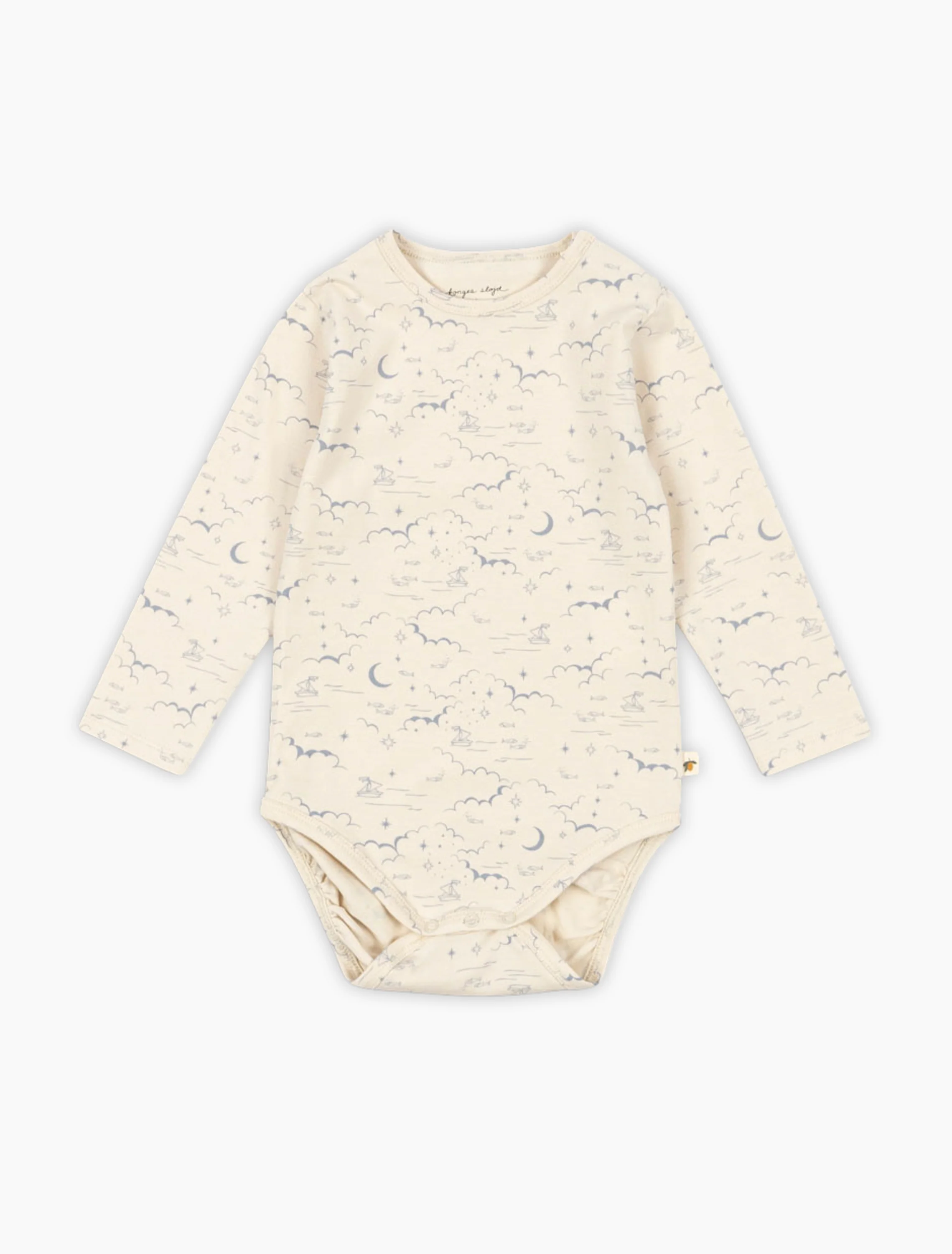 Basic LS Bodysuit in Cielo Marino