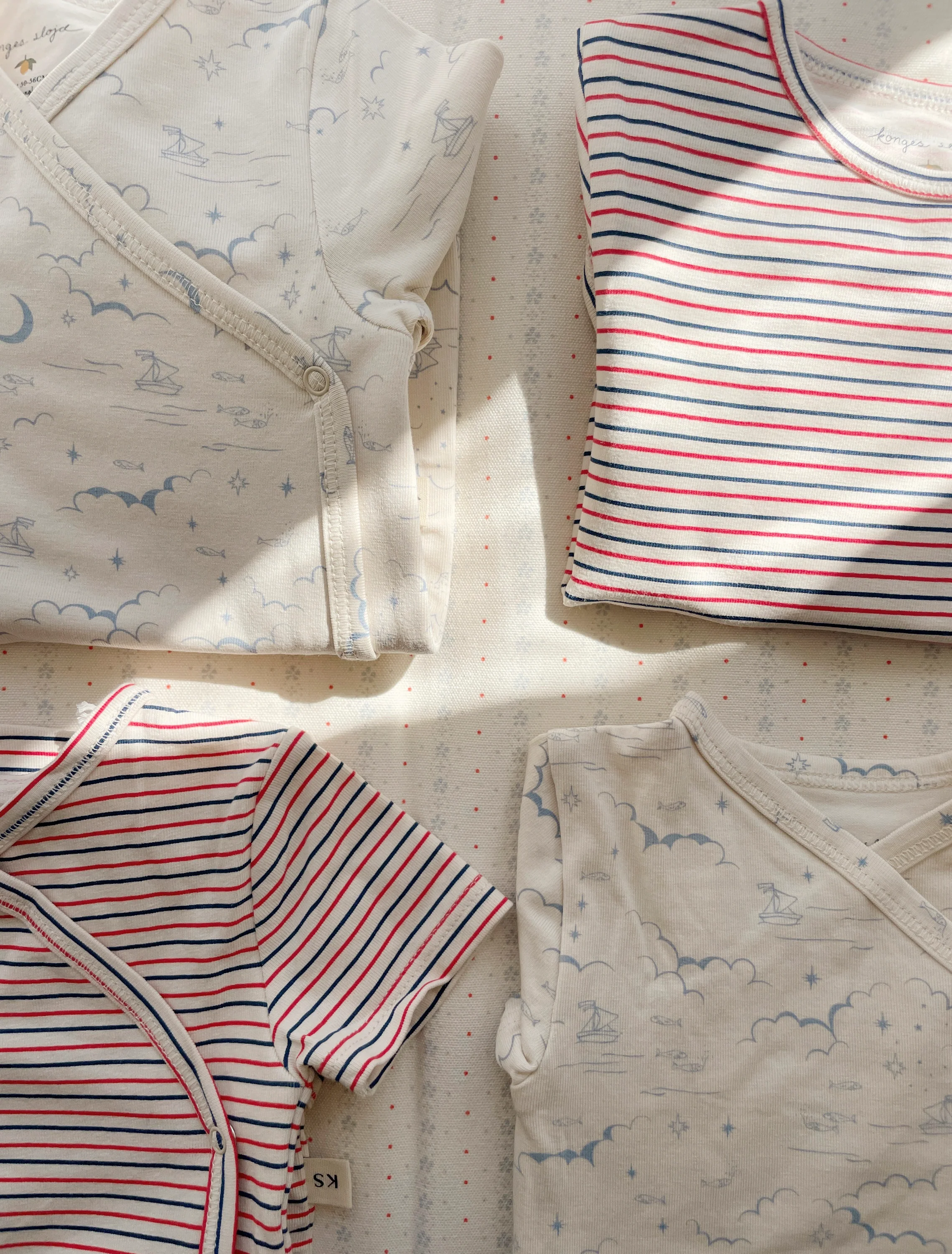 Basic LS Kimono Bodysuit in Cielo Marino - Image 2