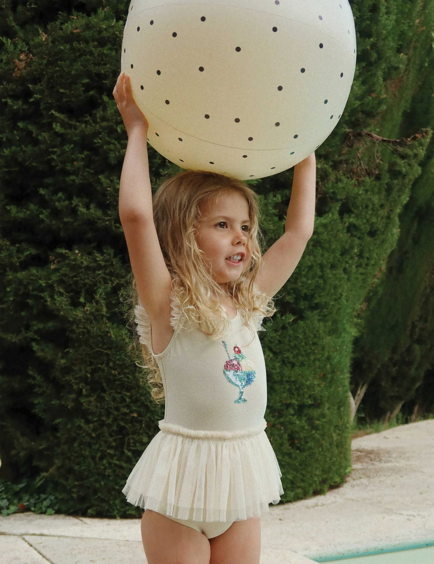 Beach Ball in Navy Dot - Image 2