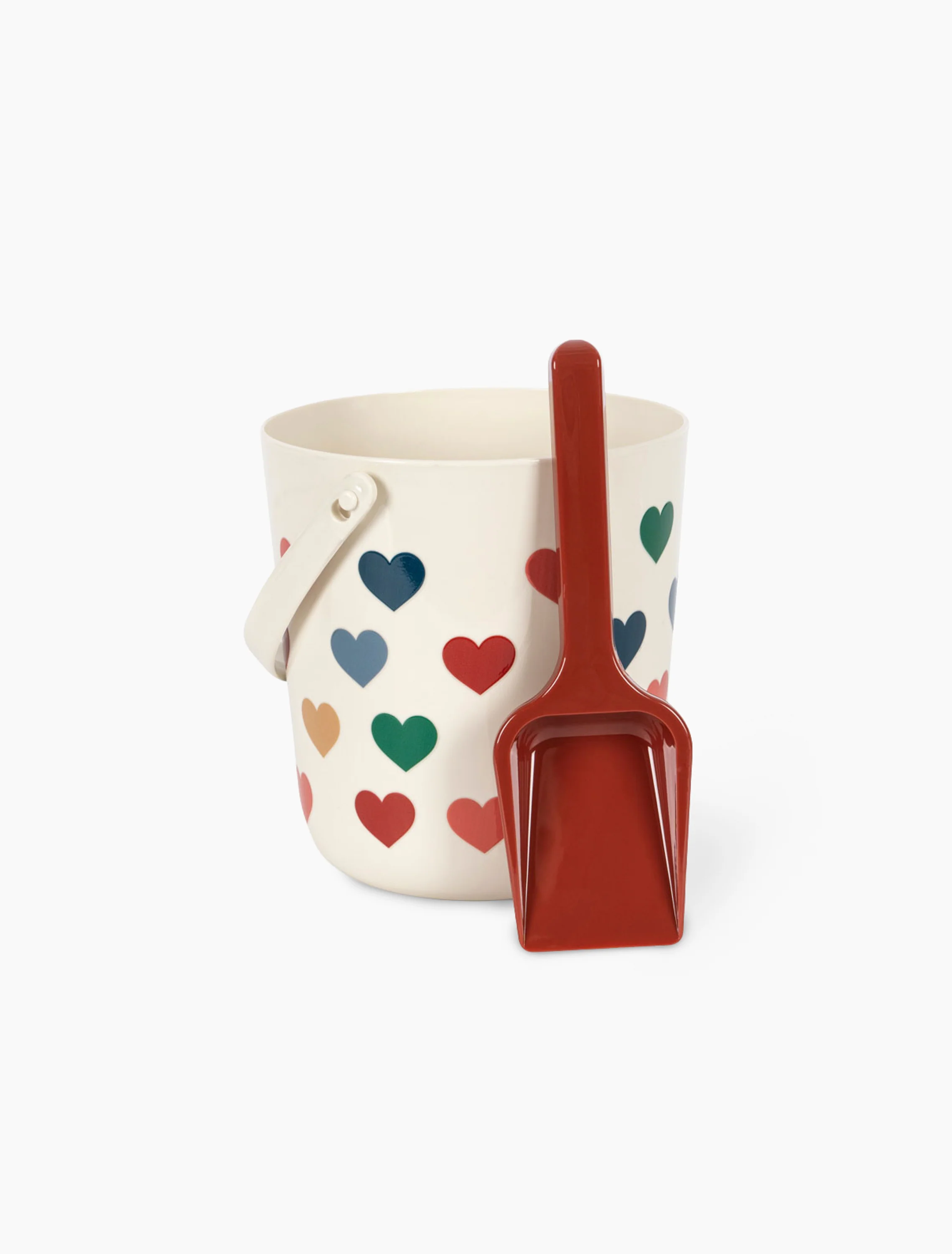 Beach Bucket and Shovel in Bon Coeur Colore