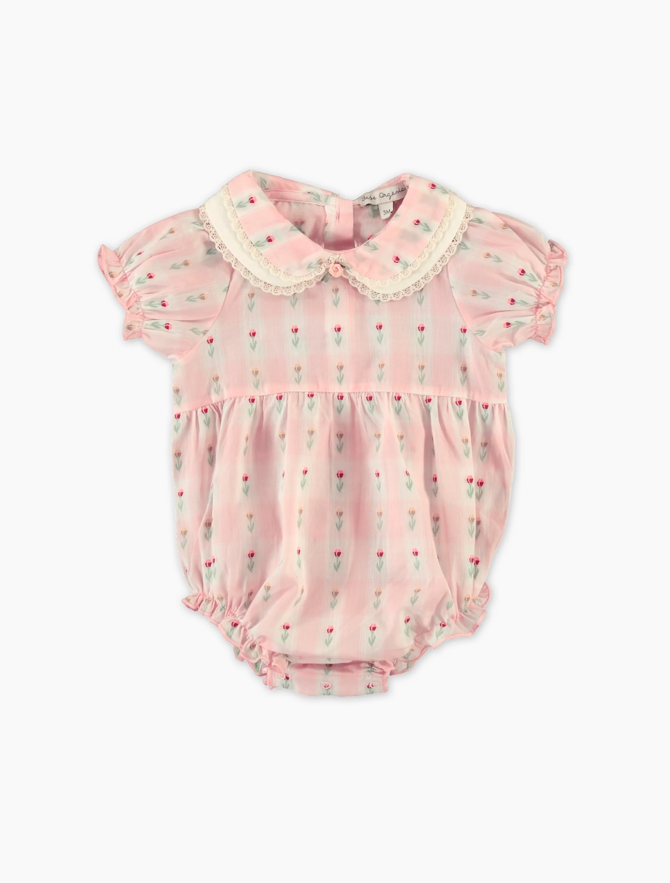 Bella Romper in Tulip Checks