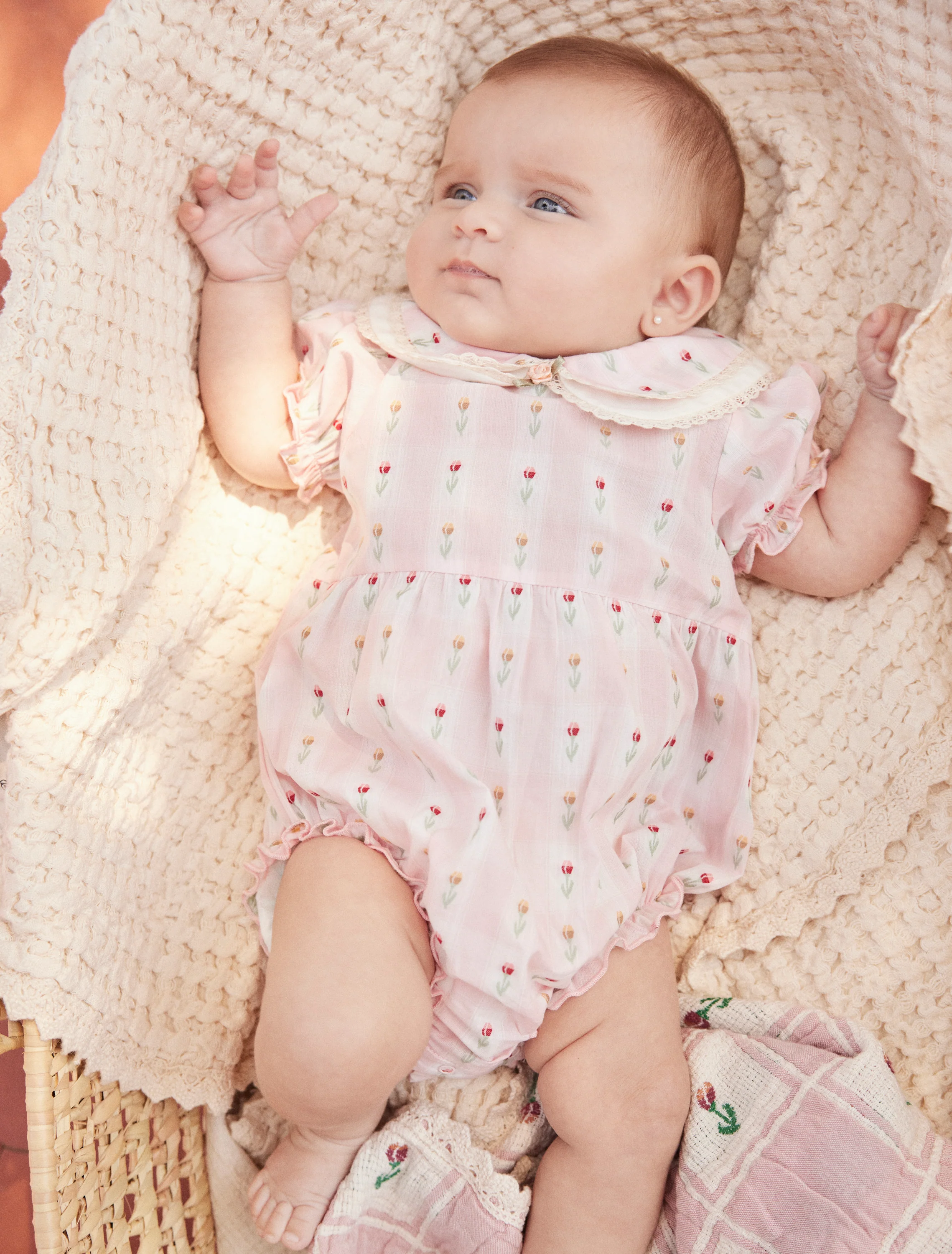 Bella Romper in Tulip Checks - Image 2