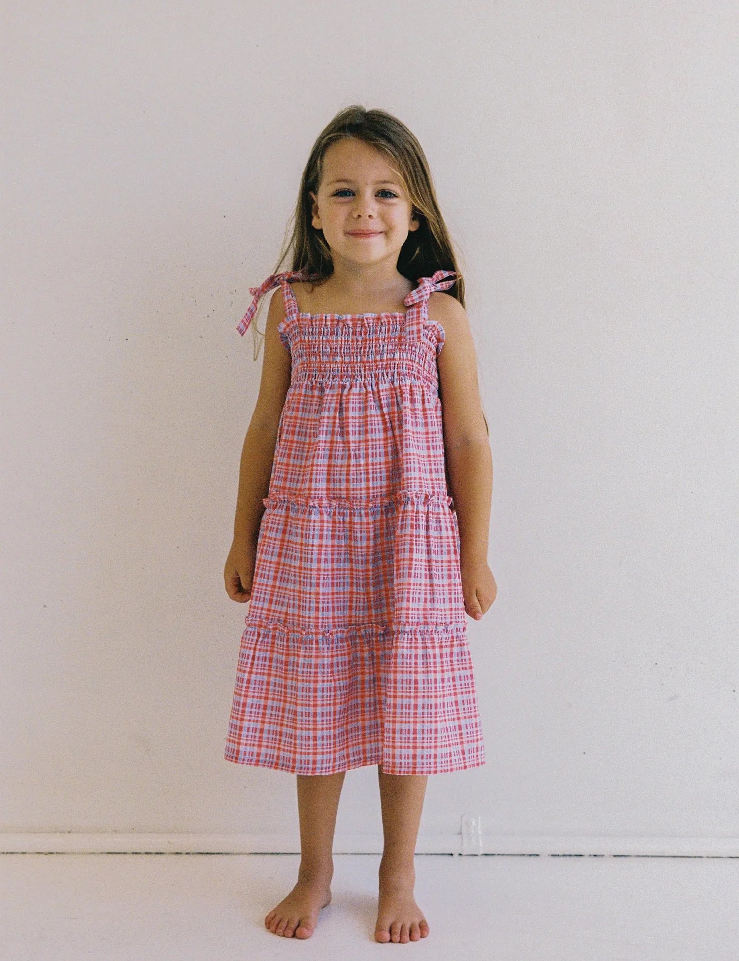 Belle Dress in Picnic Check - Image 4