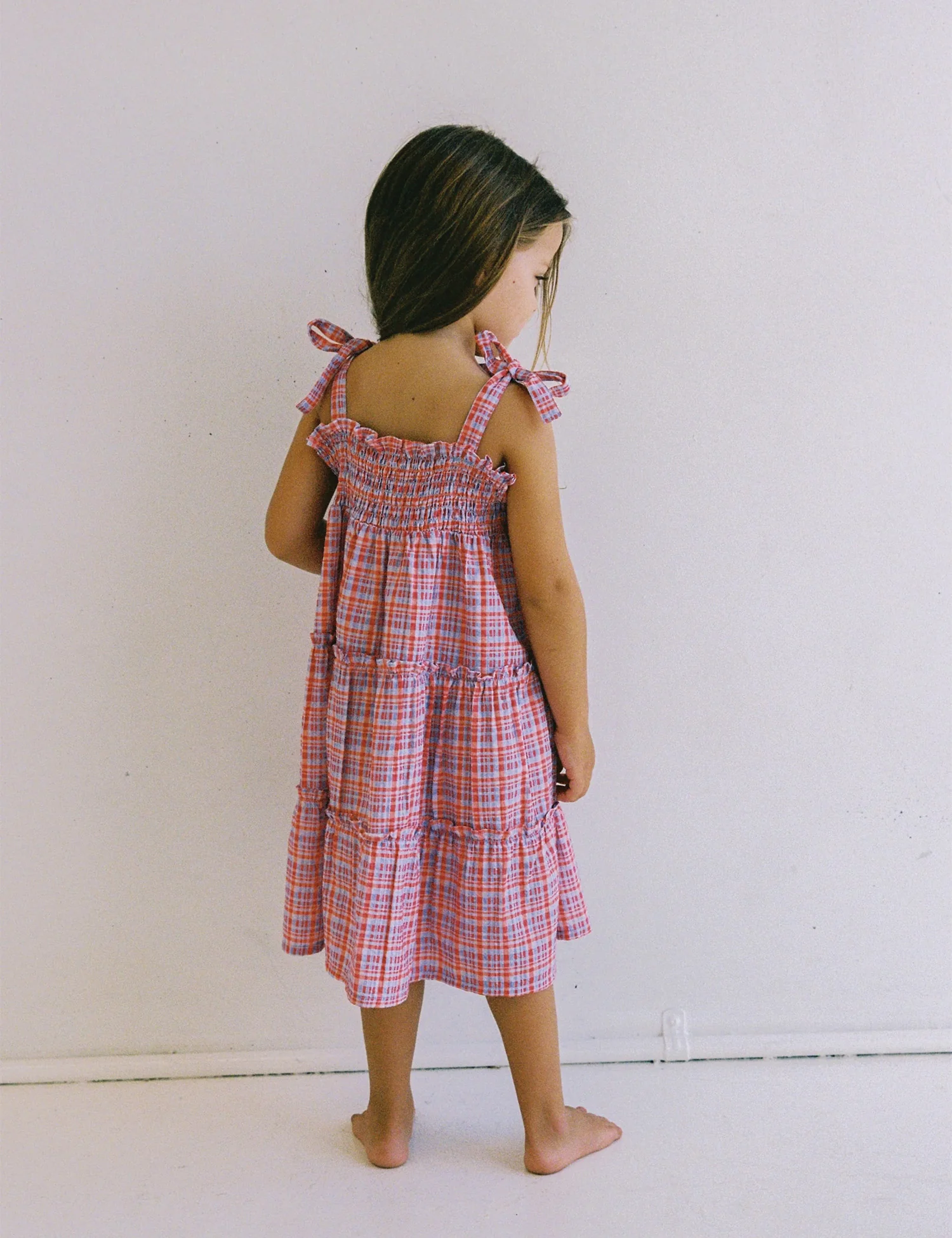 Belle Dress in Picnic Check - Image 5