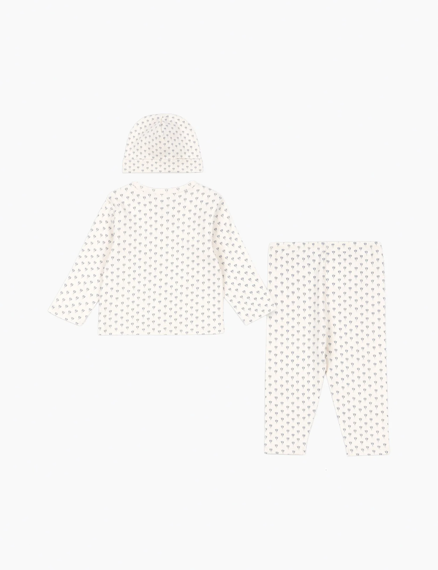 Bello Newborn Set in Punto Blu - Image 4