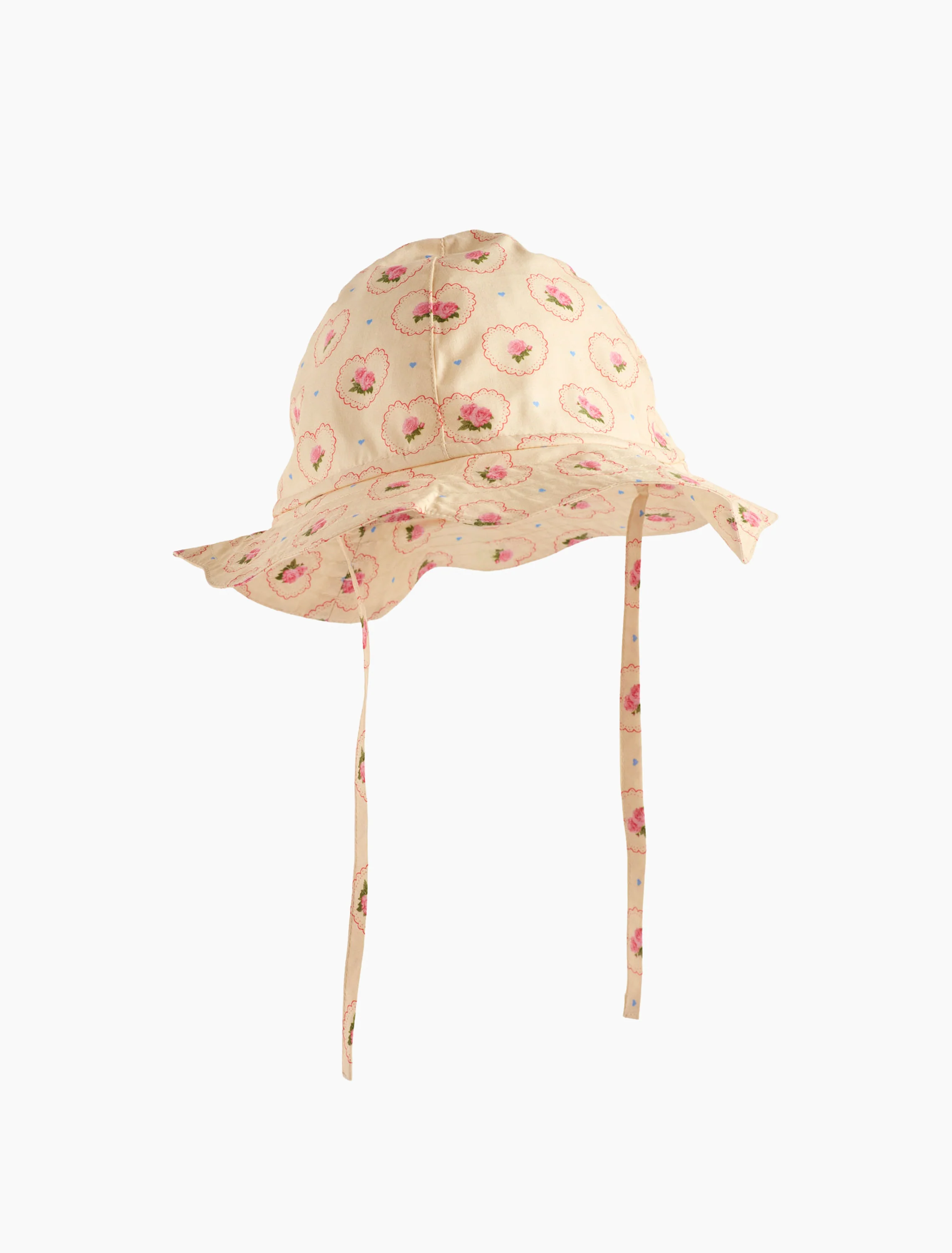 Berta Sun Hat in Rosy Heart