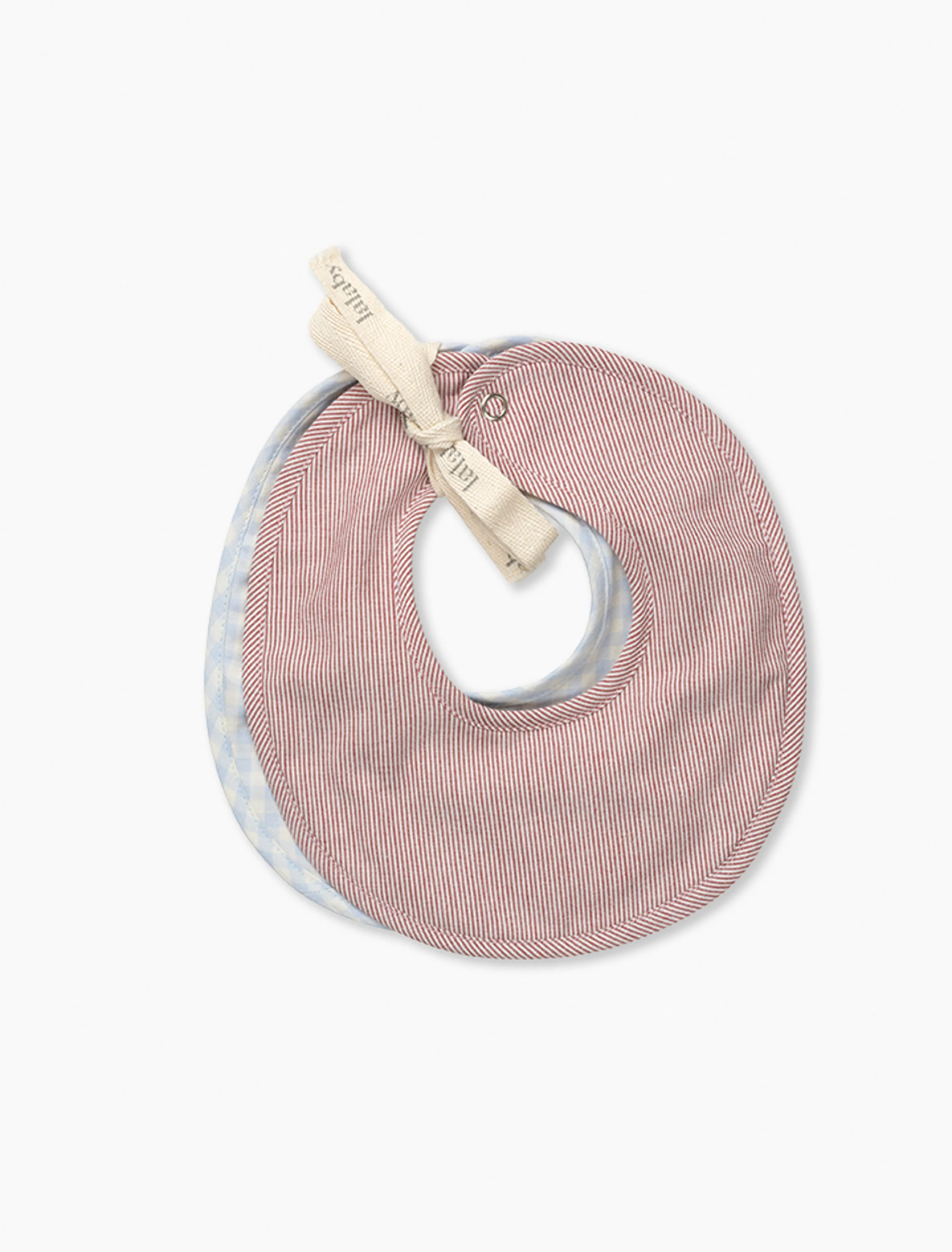 Bibi Bibs 2-Pack in Berry Stripe