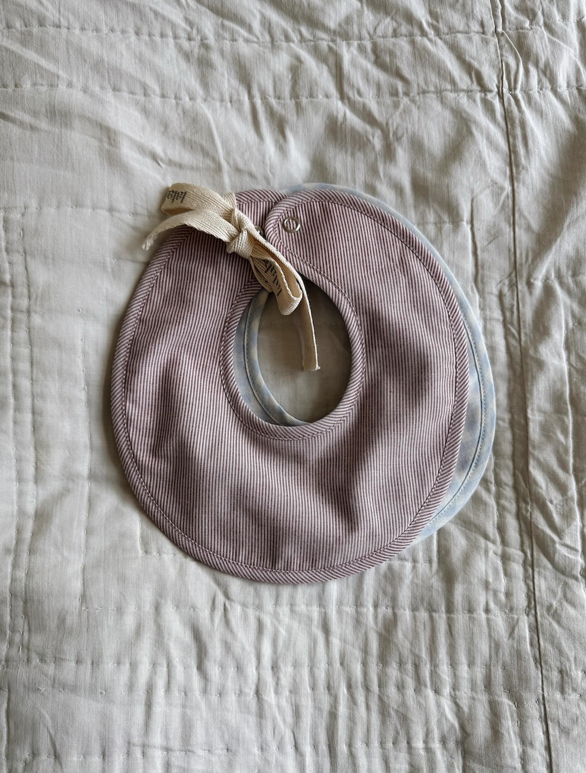 Bibi Bibs 2-Pack in Berry Stripe - Image 2