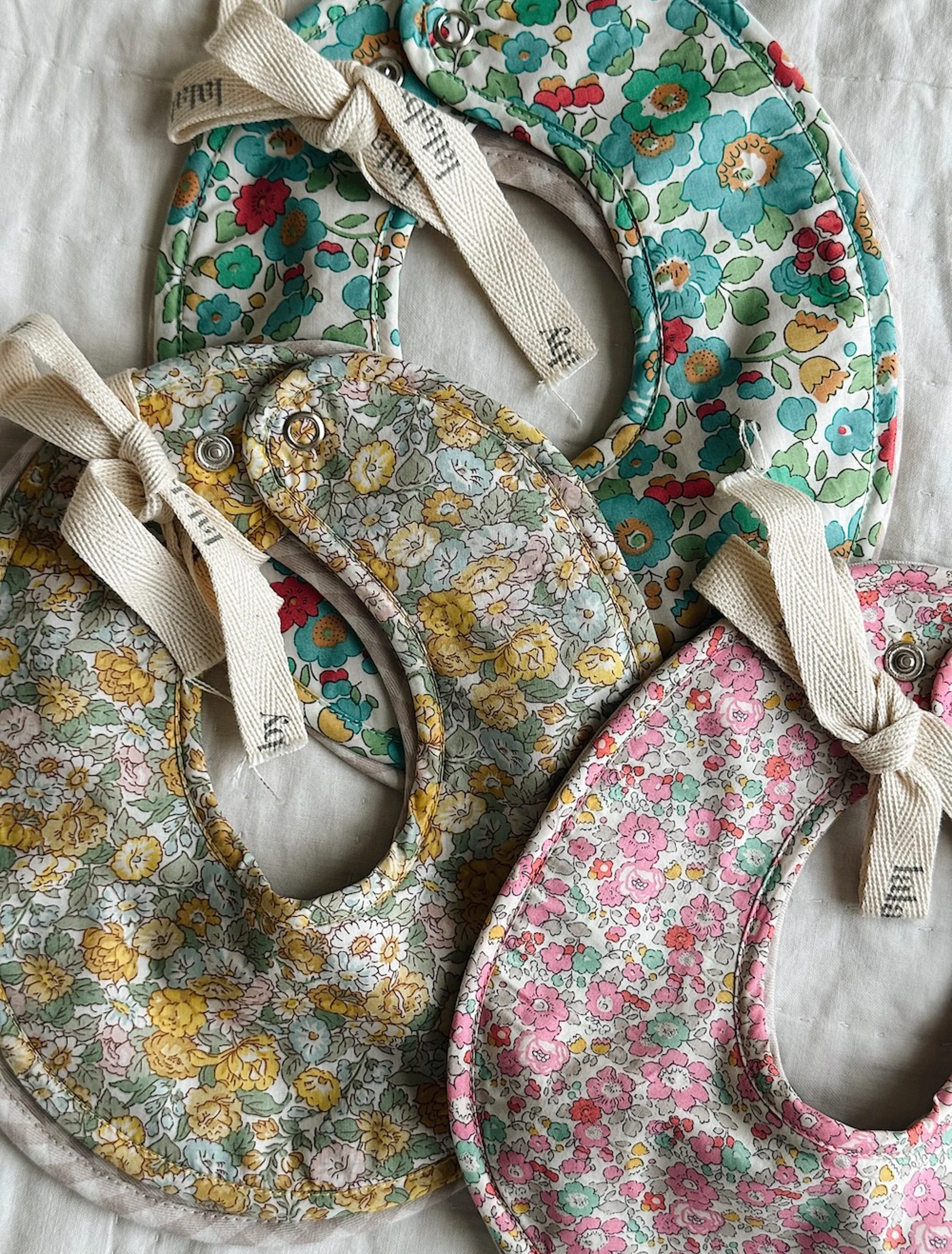 Bibi Bibs 2-Pack in Blue Betsy - Image 2