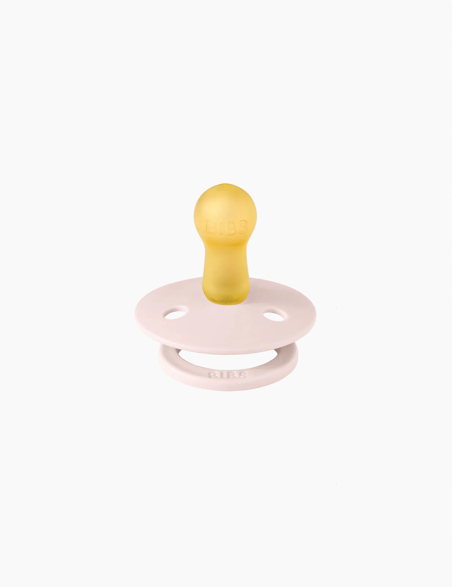 BIBS Colour Pacifiers 2-Pack in Pale Butter/Petal - Image 3
