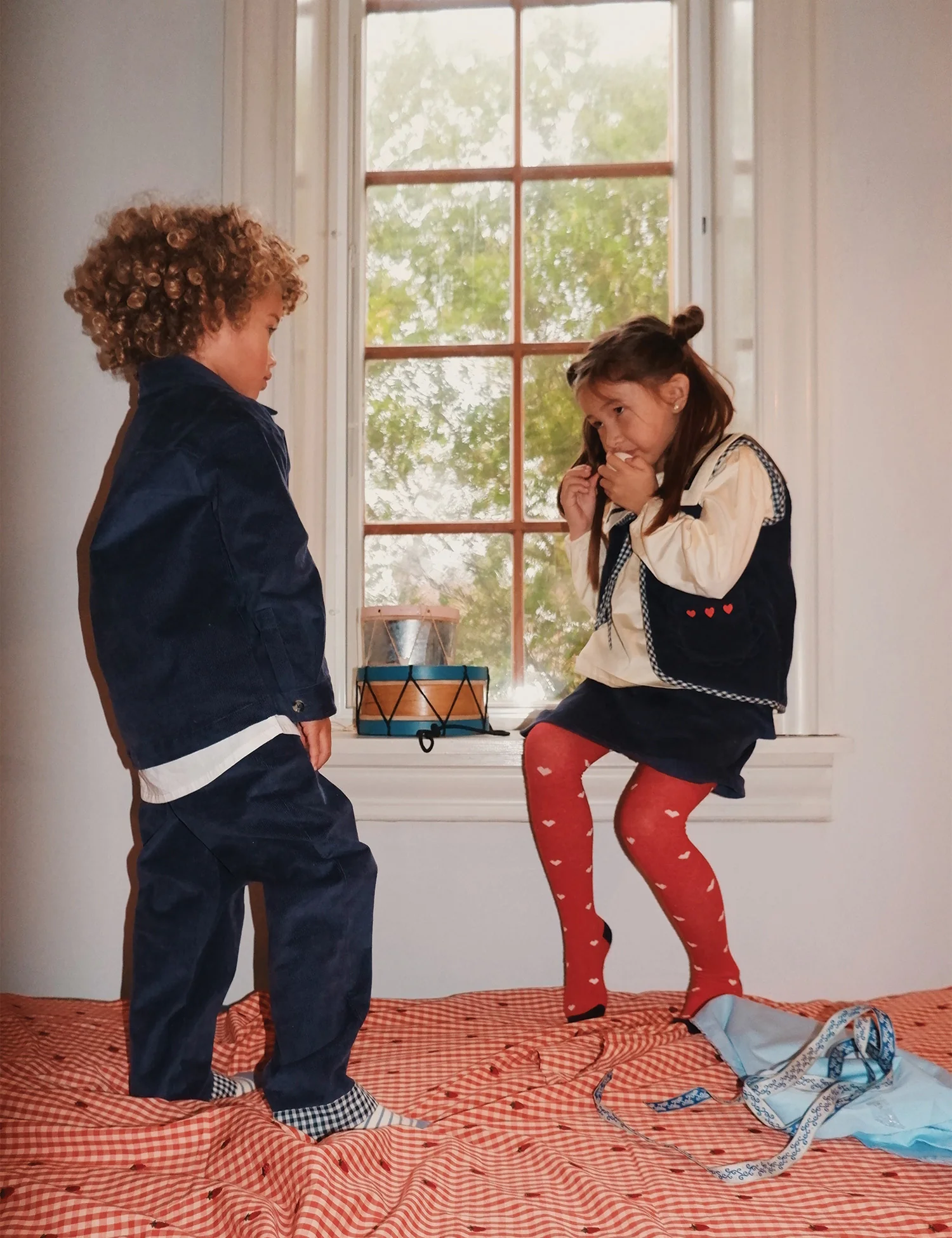 Billie Pants in New Navy - Image 2