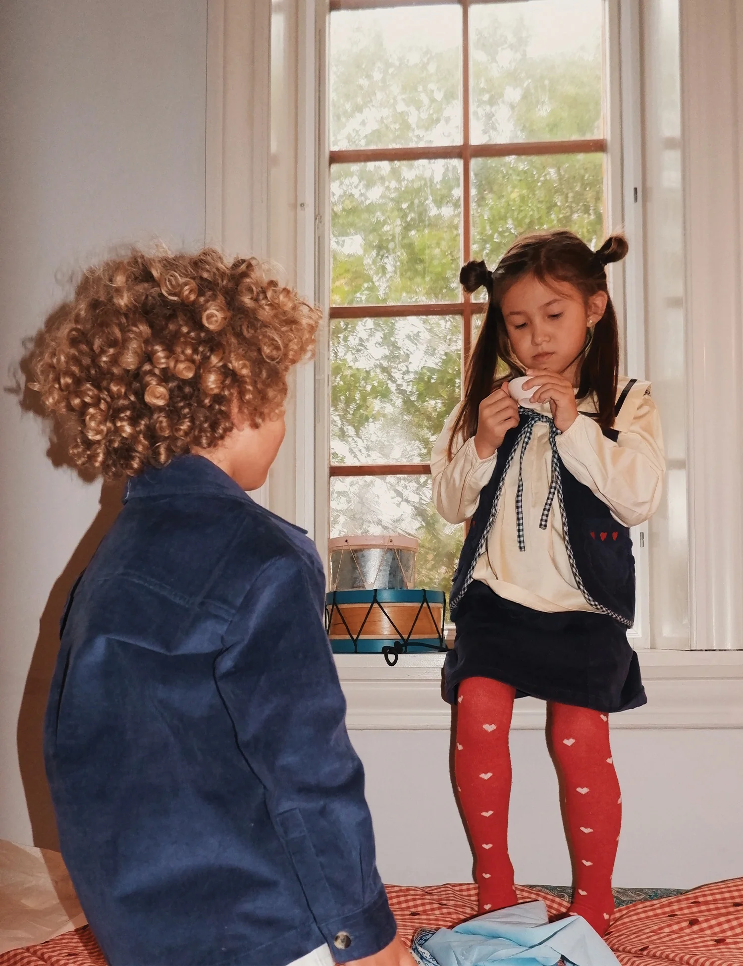 Billie Skirt in New Navy - Image 2