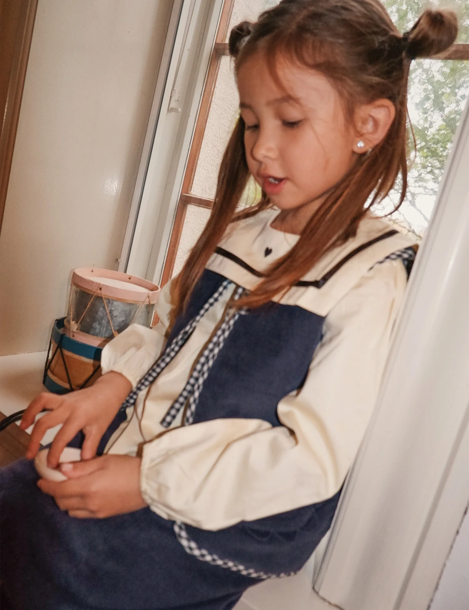 Billie Vest in New Navy - Image 2