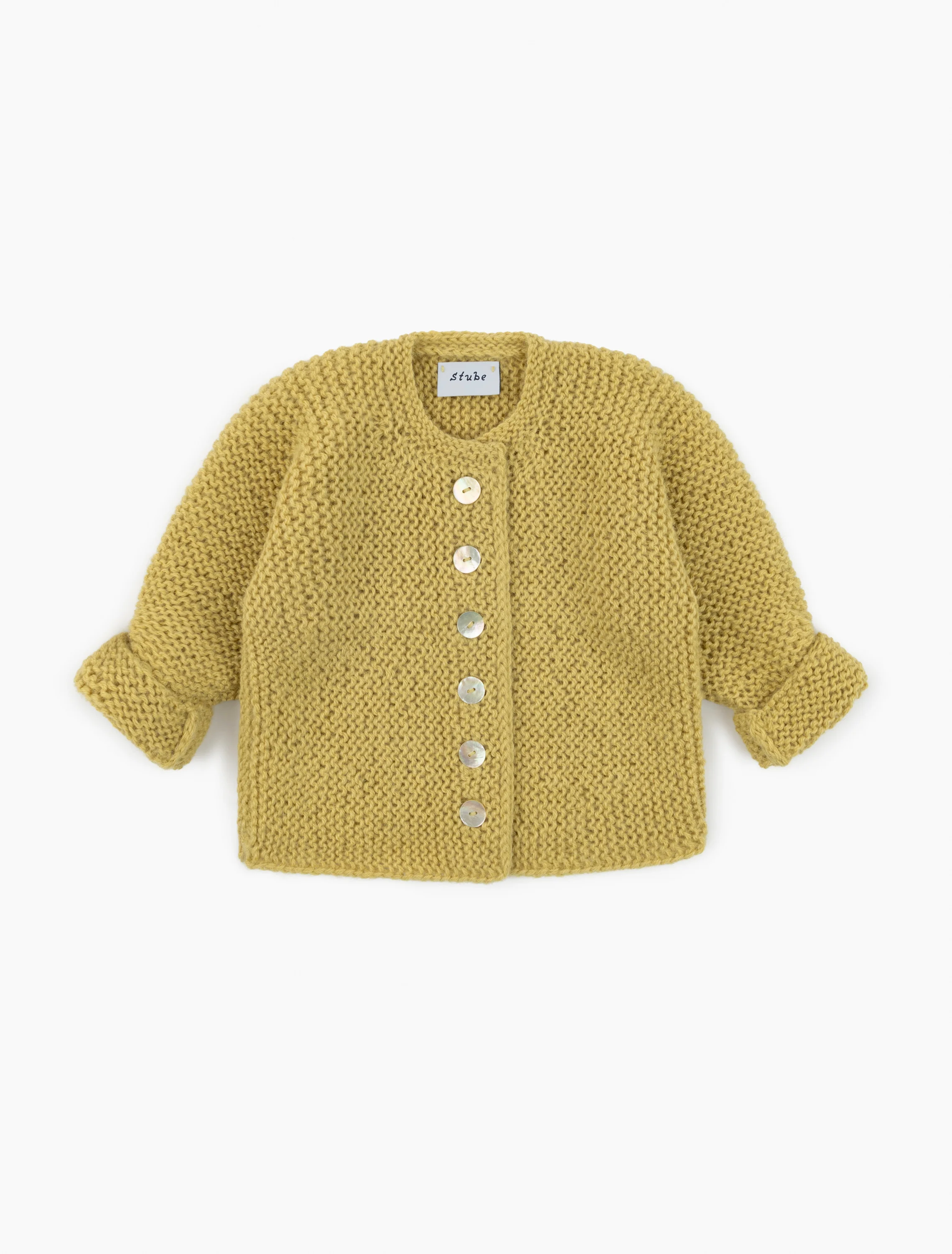 Bine Cardigan in Lemon
