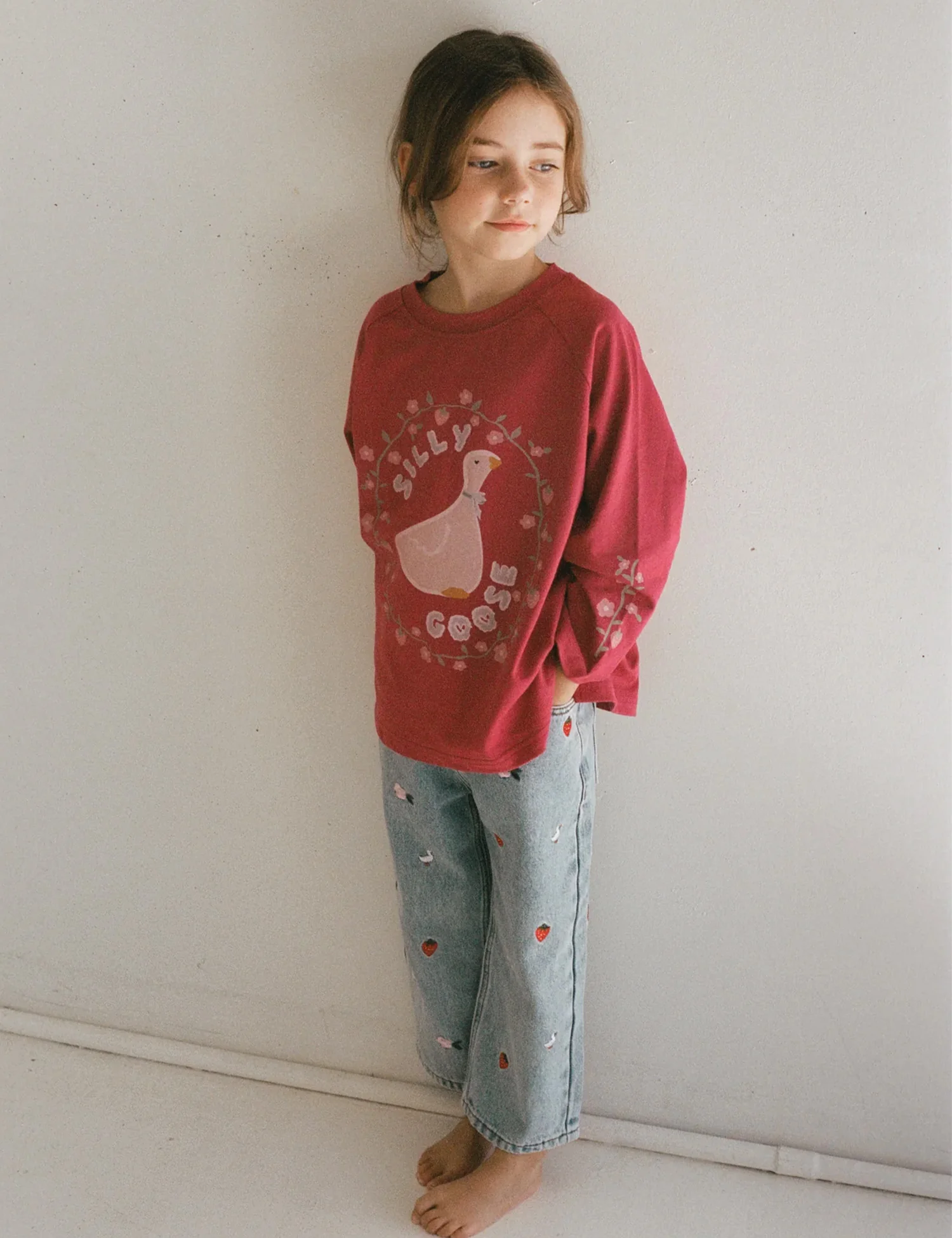 Blair Jeans in Cottage Embroidery - Image 6