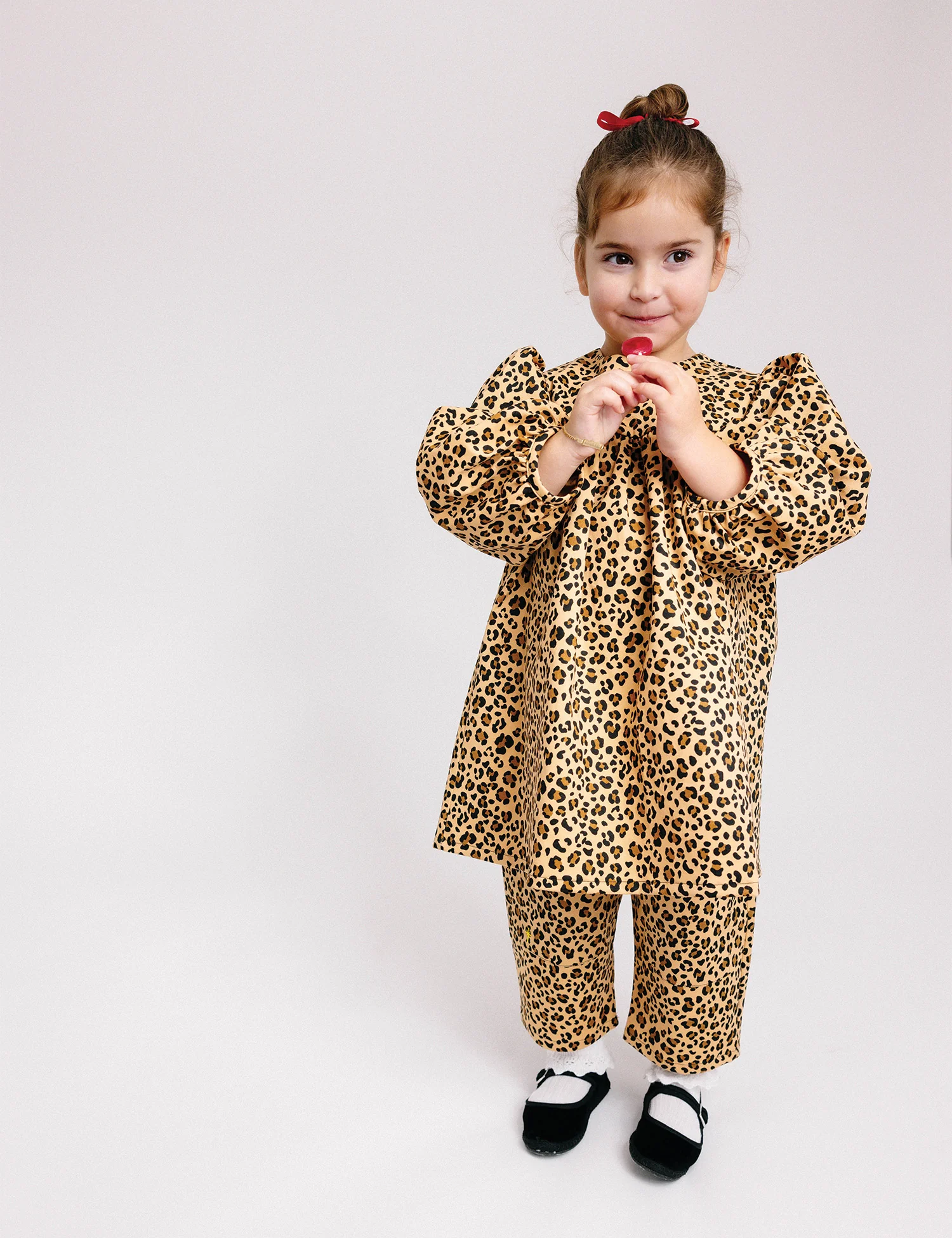 Blouson Dress in Cheetah - Image 2