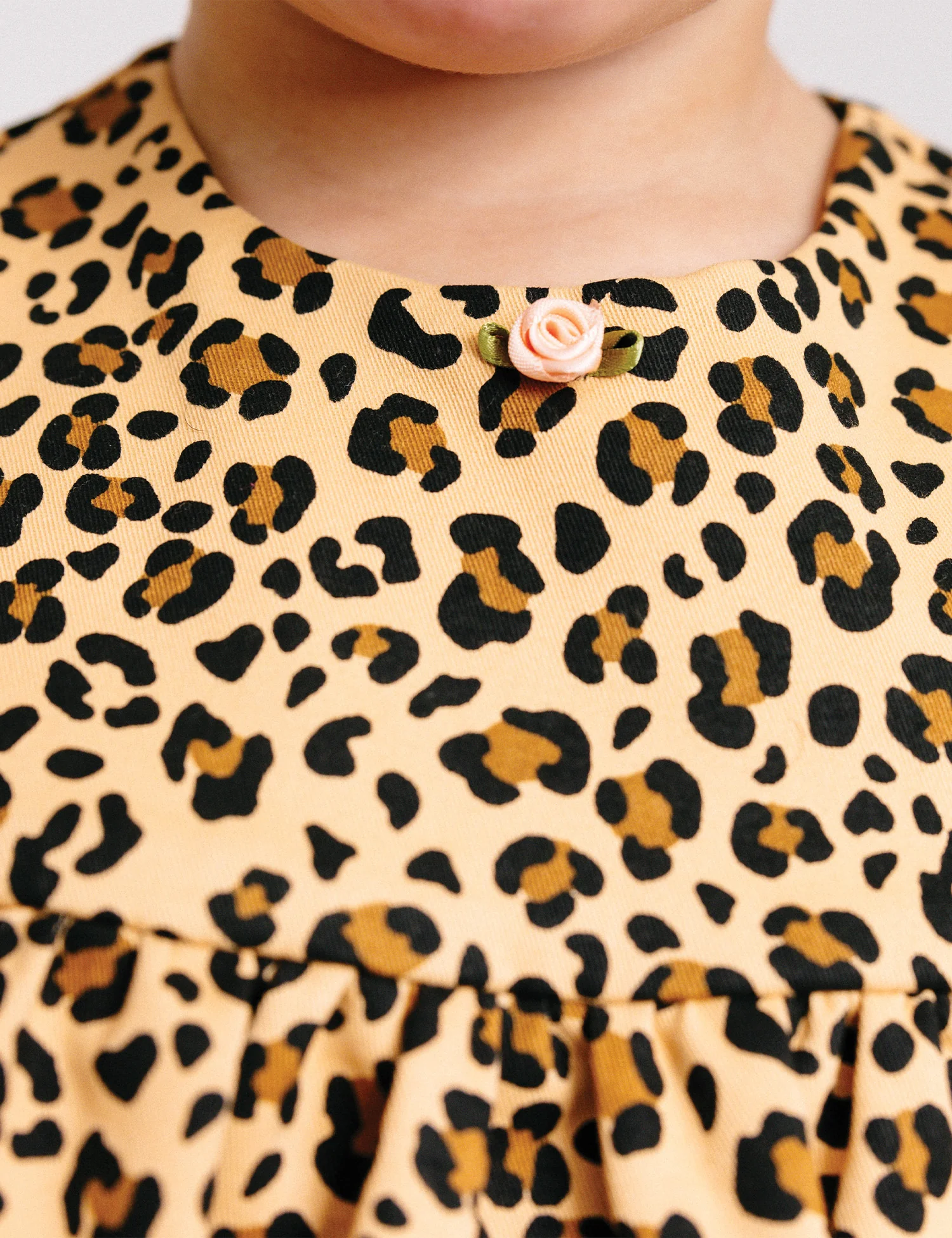 Blouson Dress in Cheetah - Image 5