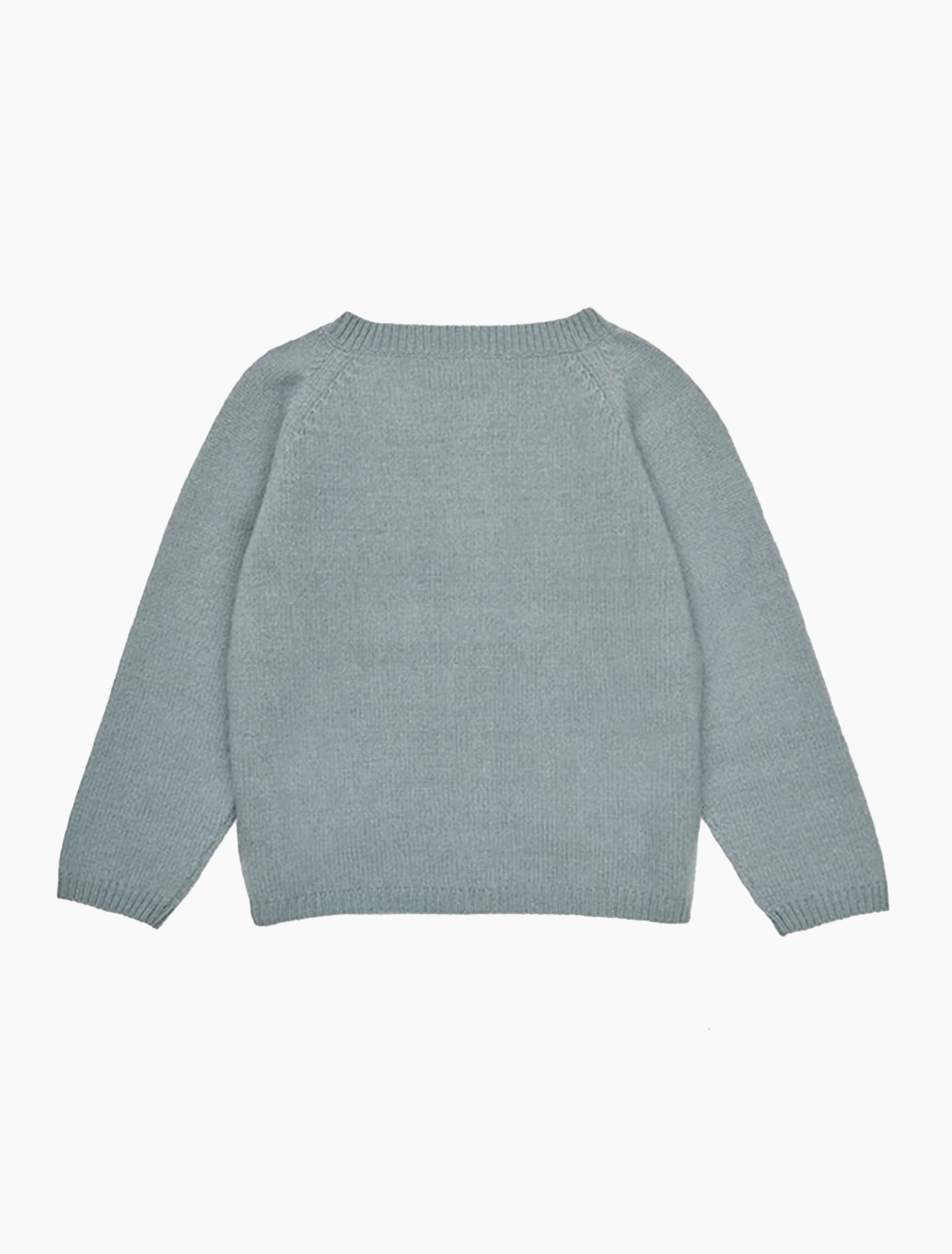Bobbie Baby Cardigan in Dove - Image 5