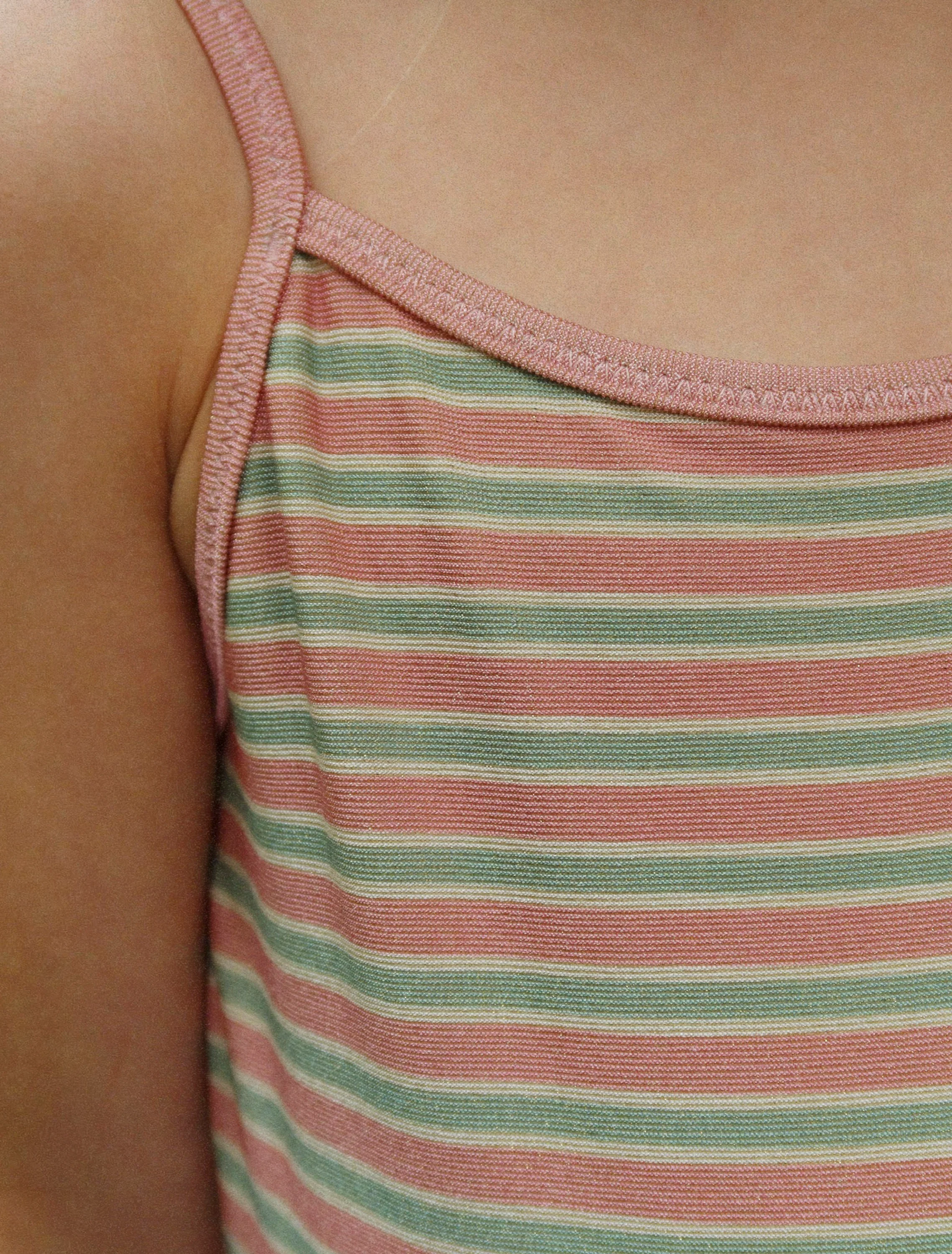Bowwow Swimsuit in Blush Stripe - Image 3