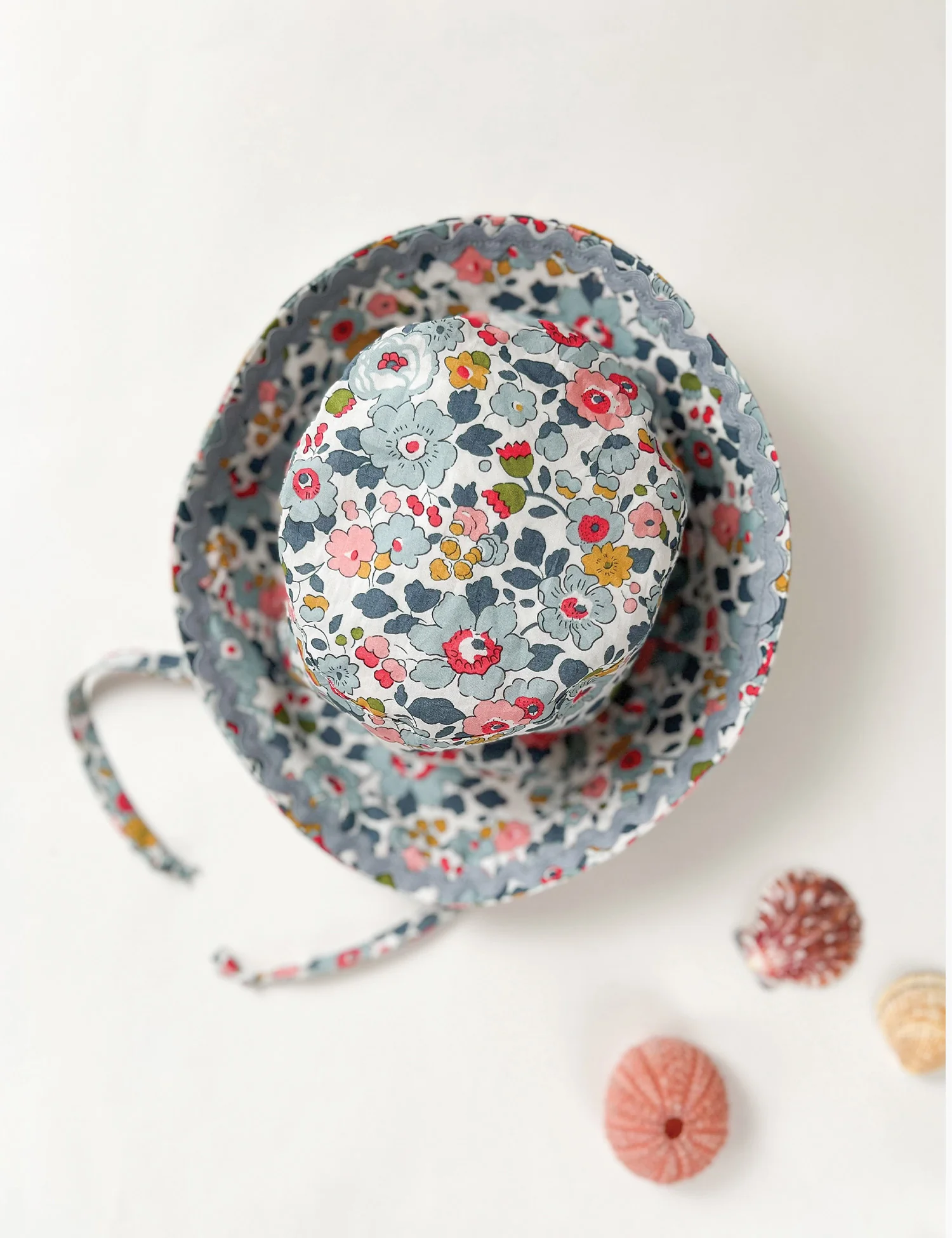 Bucket Hat in Liberty Betsy Blue - Image 3