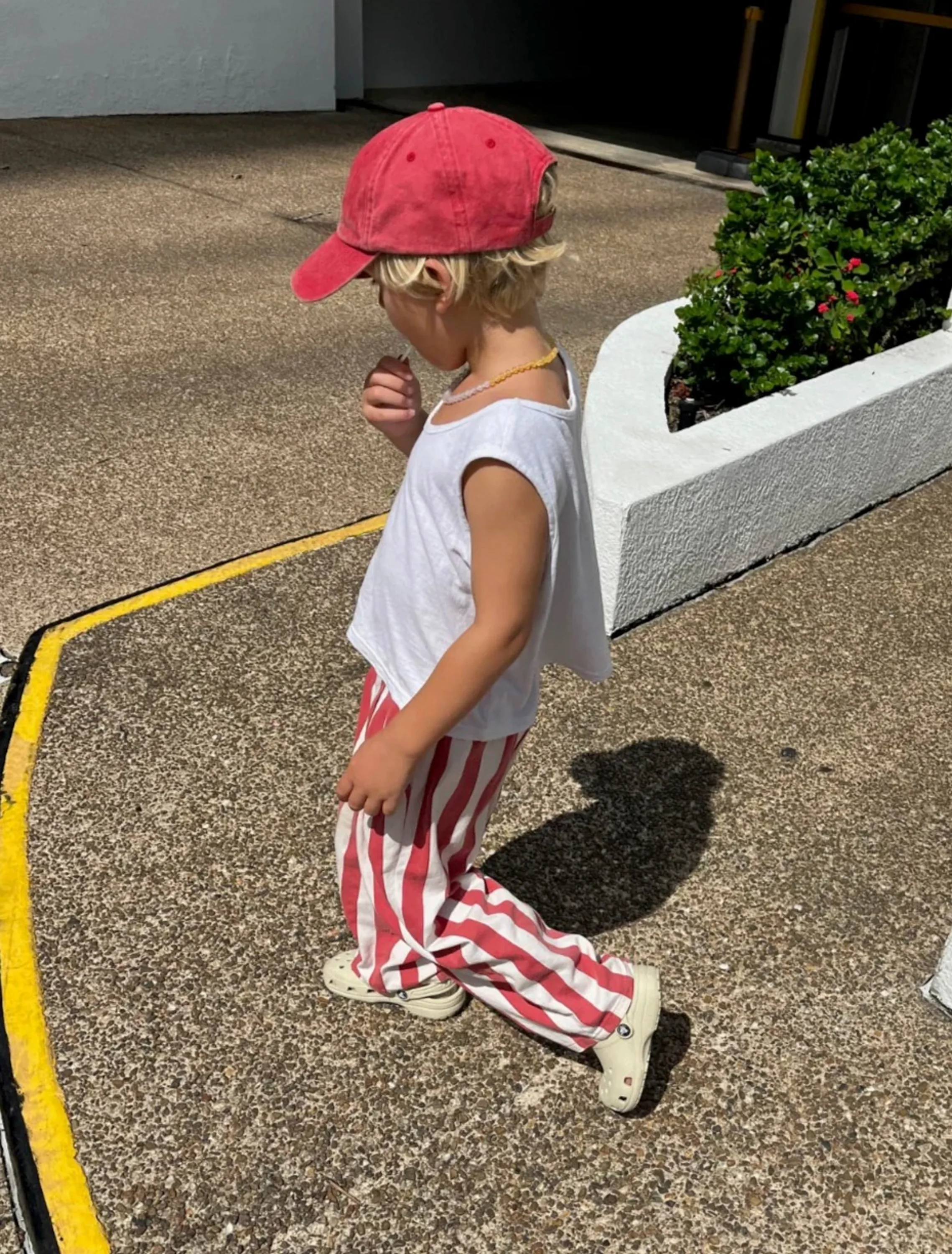 Captain Pant in Rosso Stripe - Image 3