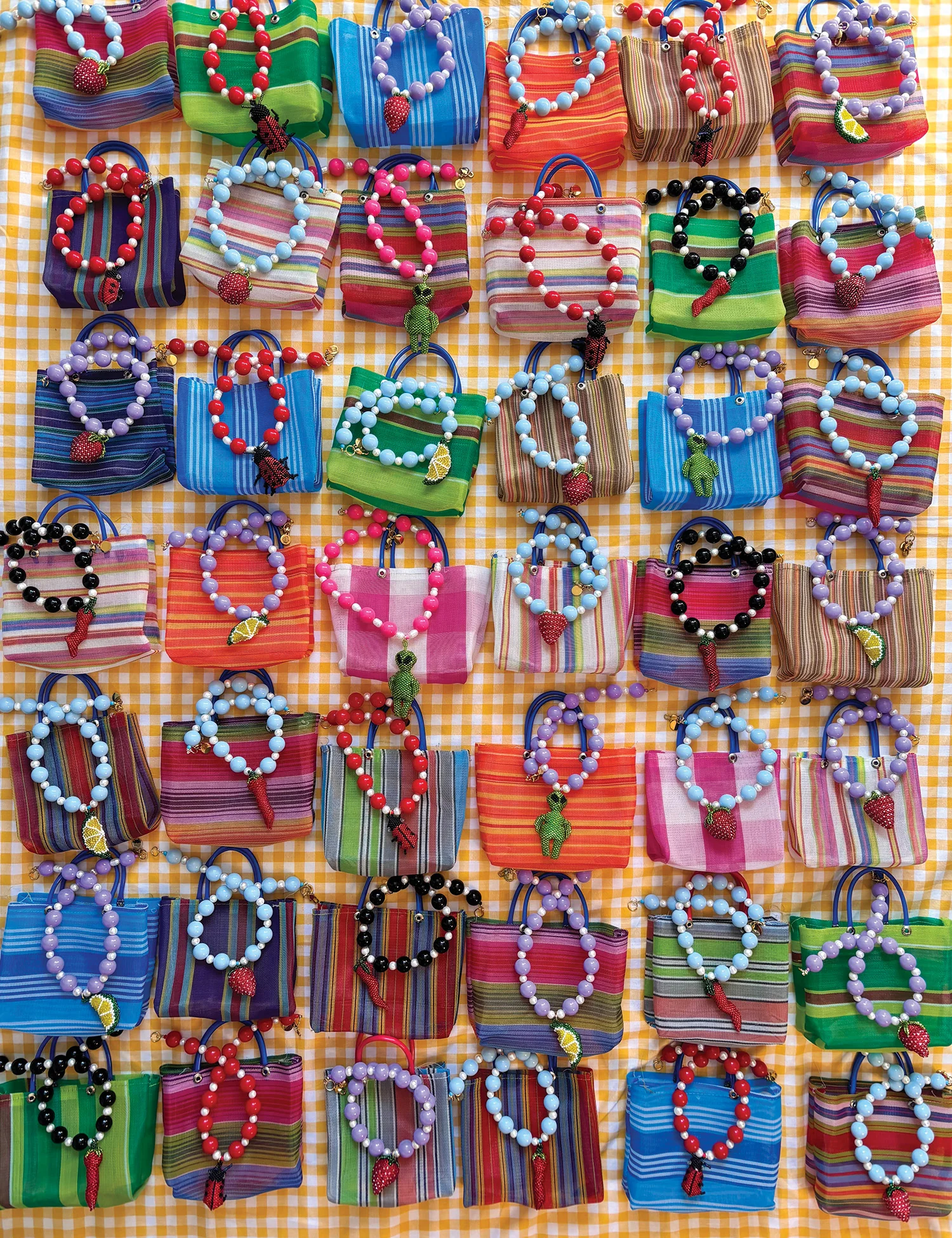 Chili Necklace Charm in Blue - Image 3