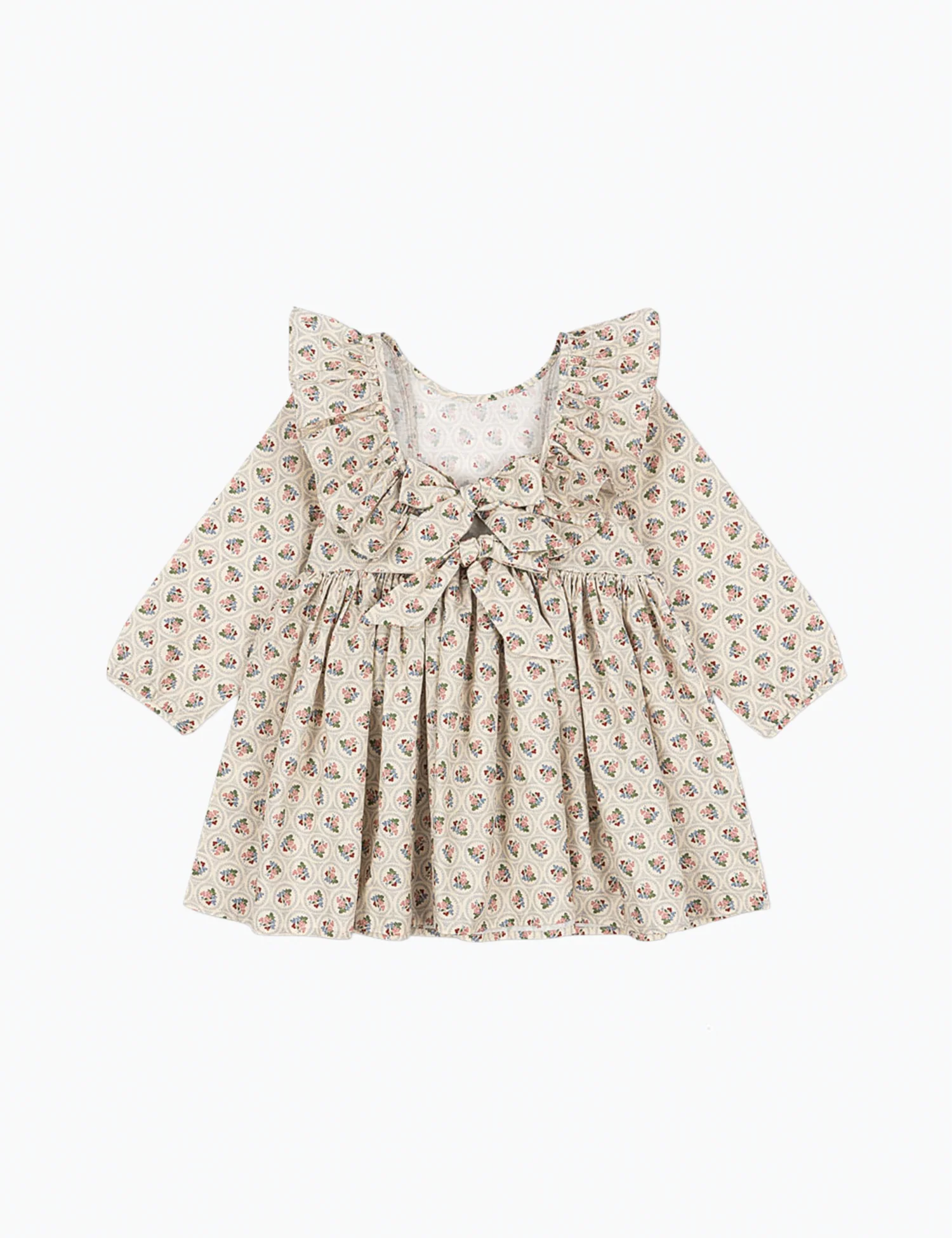 Cianna LS Bow Dress in Verona Blues - Image 4