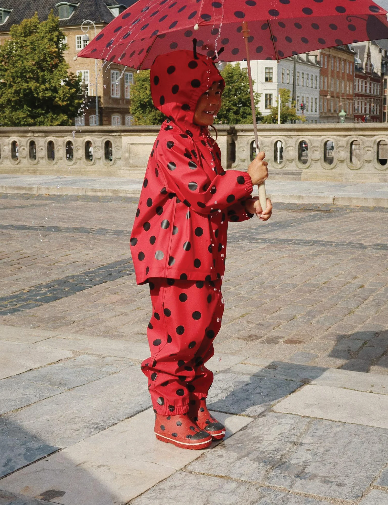 Cinelle Rainboot in Lady Dot - Image 3