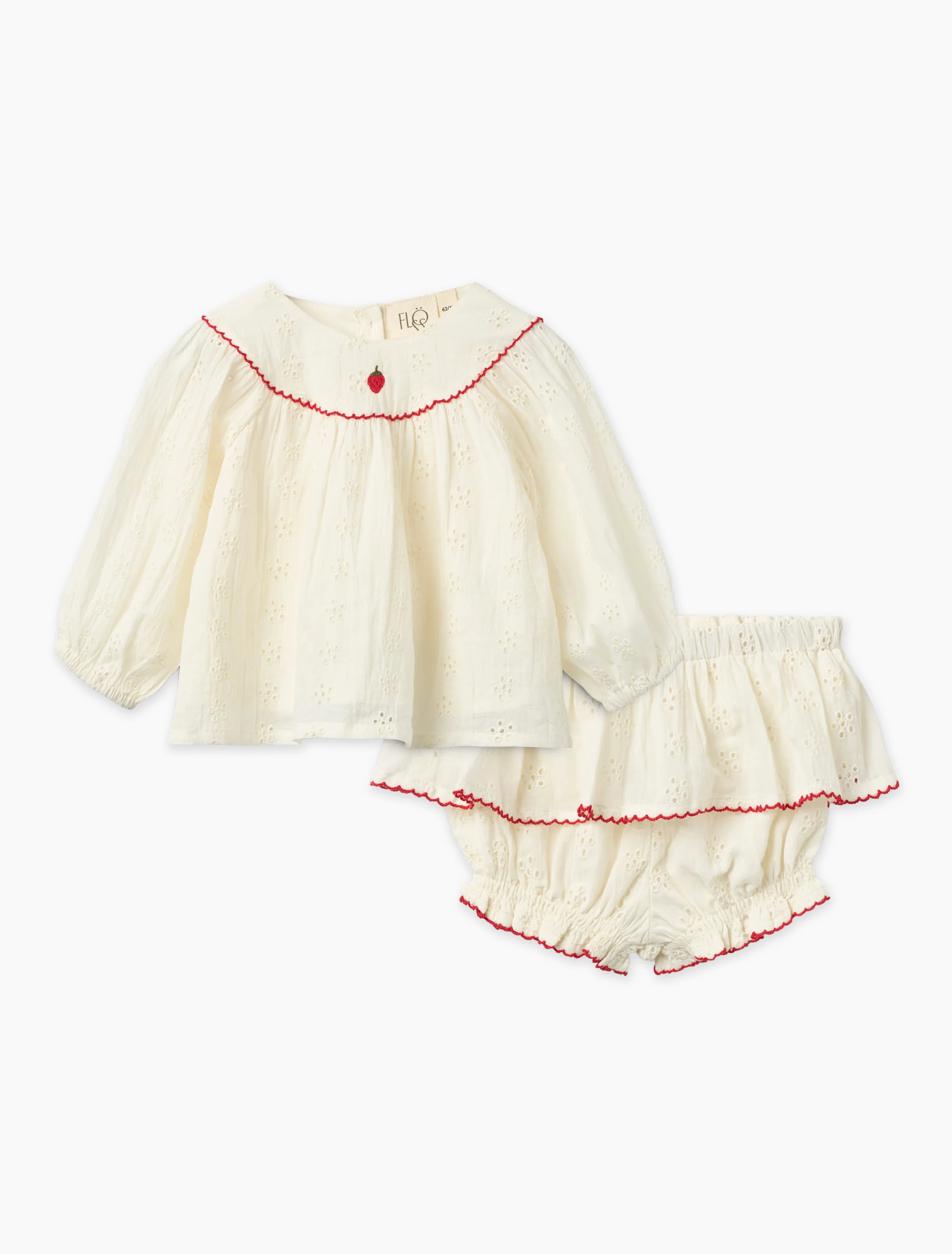 Claire Baby Set in Ivory White