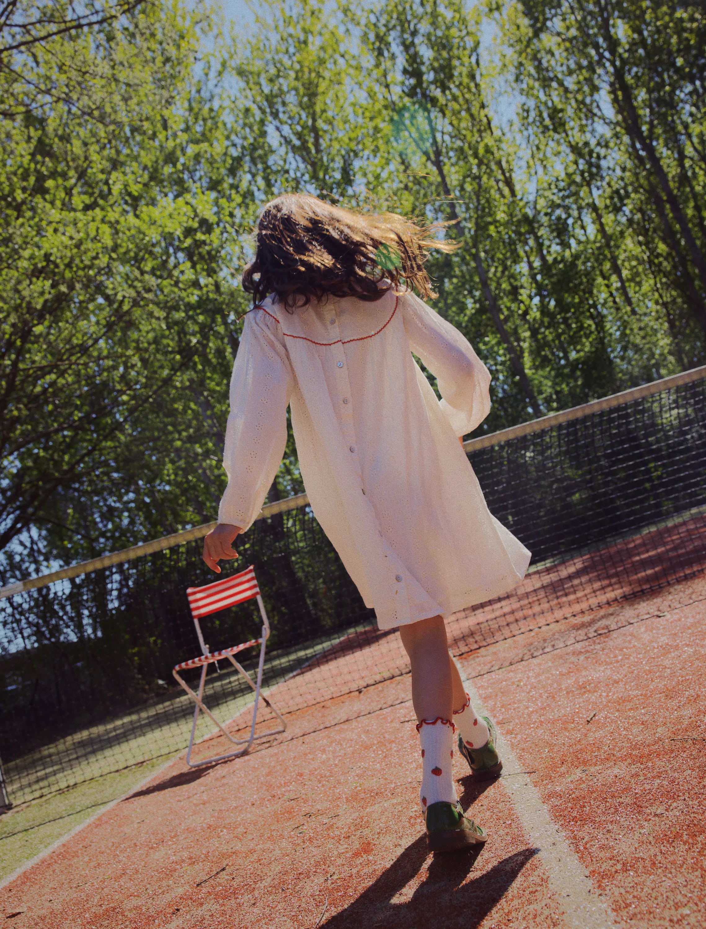 Claire Dress in Ivory White - Image 4