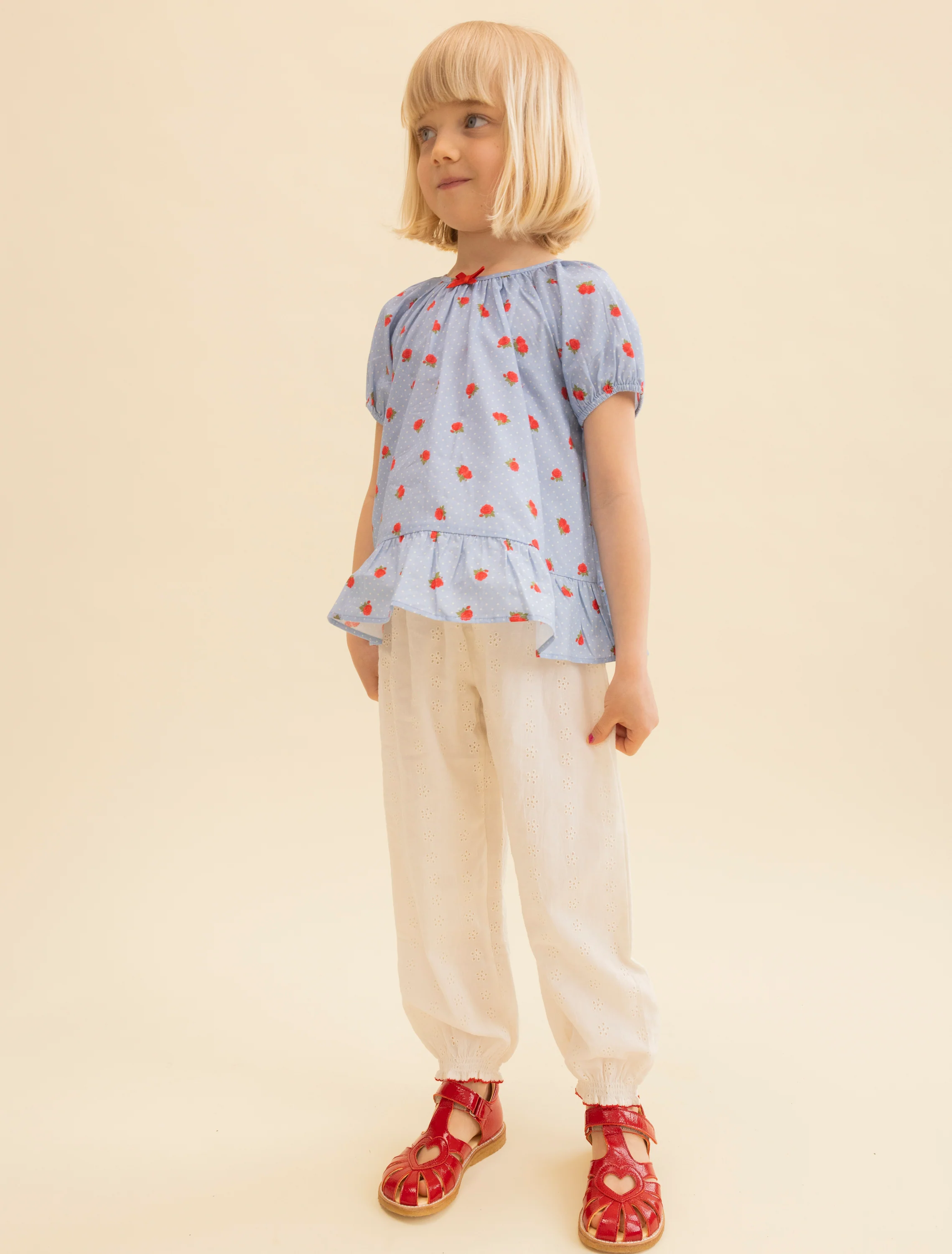 Claire Pants in Ivory White - Image 2