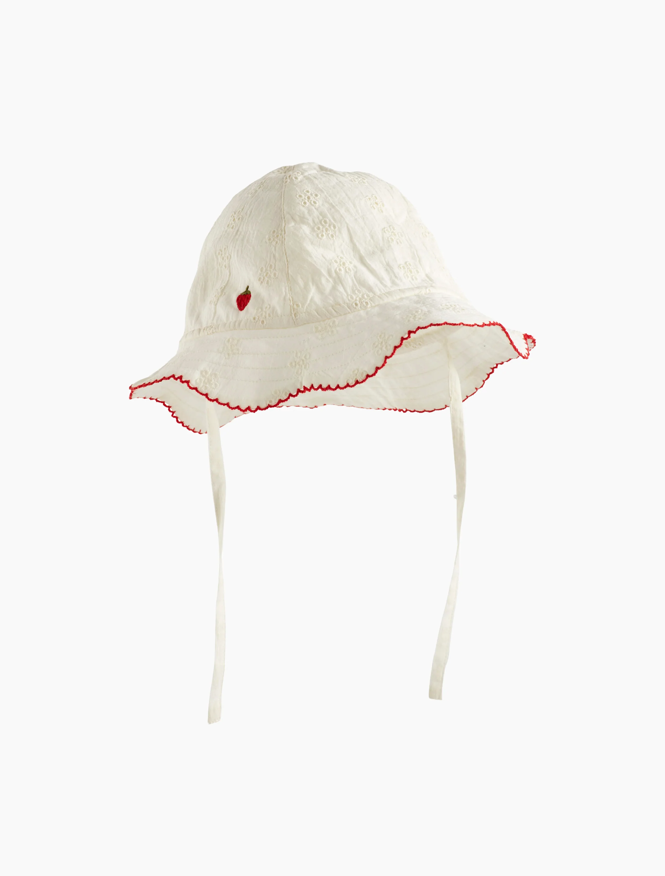Claire Sun Hat in Ivory White